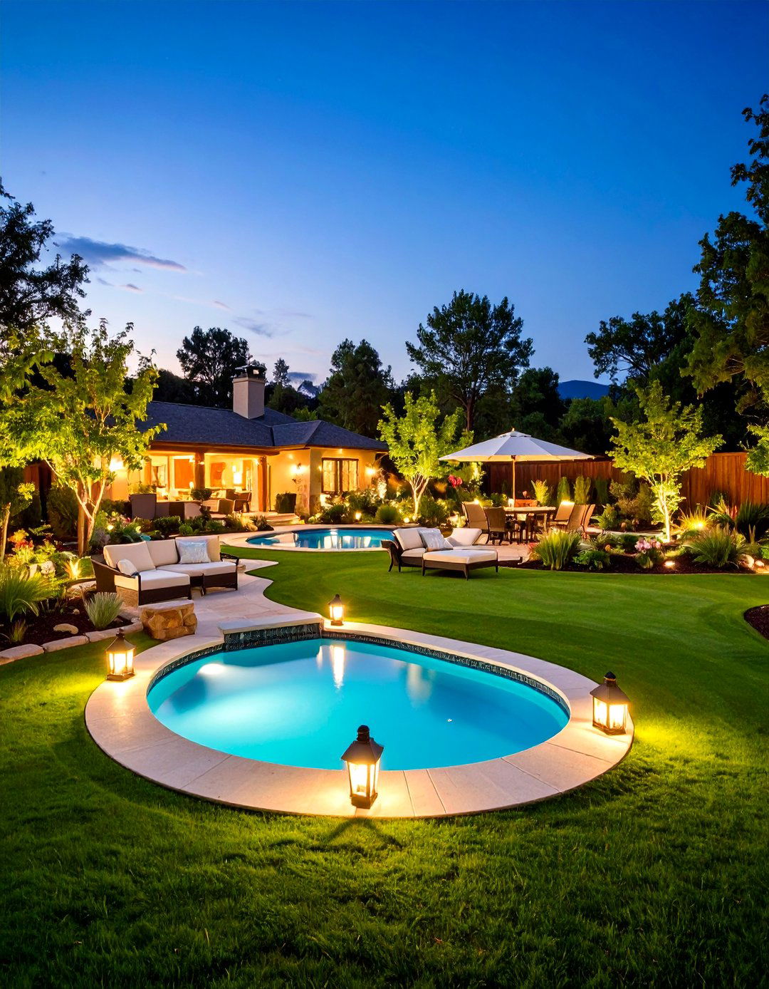 Luxury Resort Style Putting Paradise - 24 Backyard Putting Green Ideas