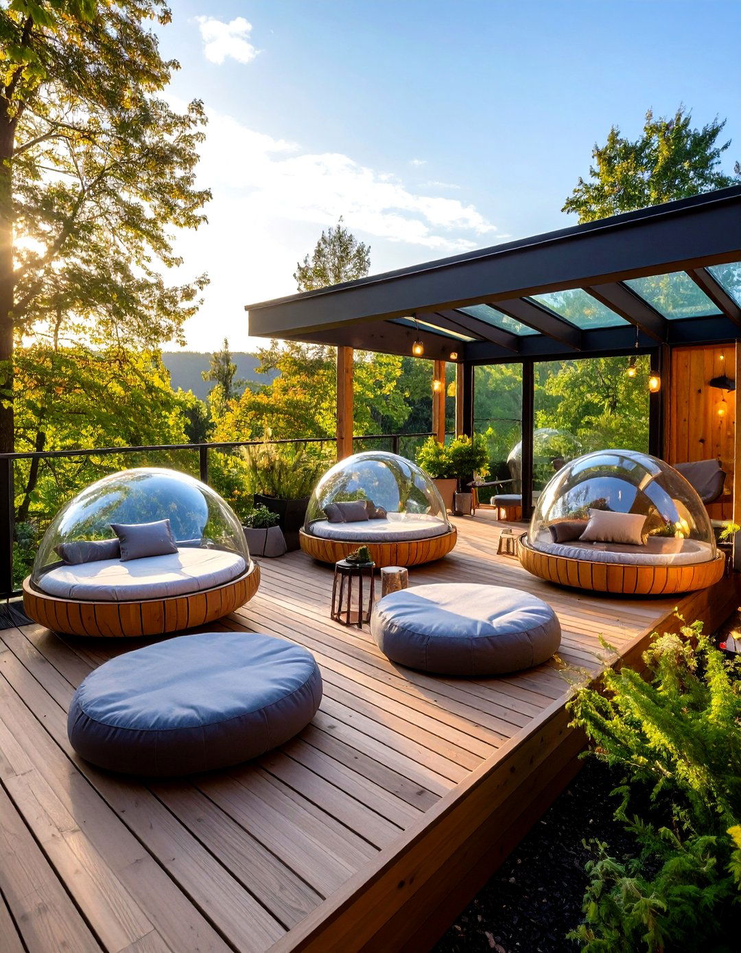 Luxury Second Story Elevated Catio - 24 Outdoor Catio Ideas