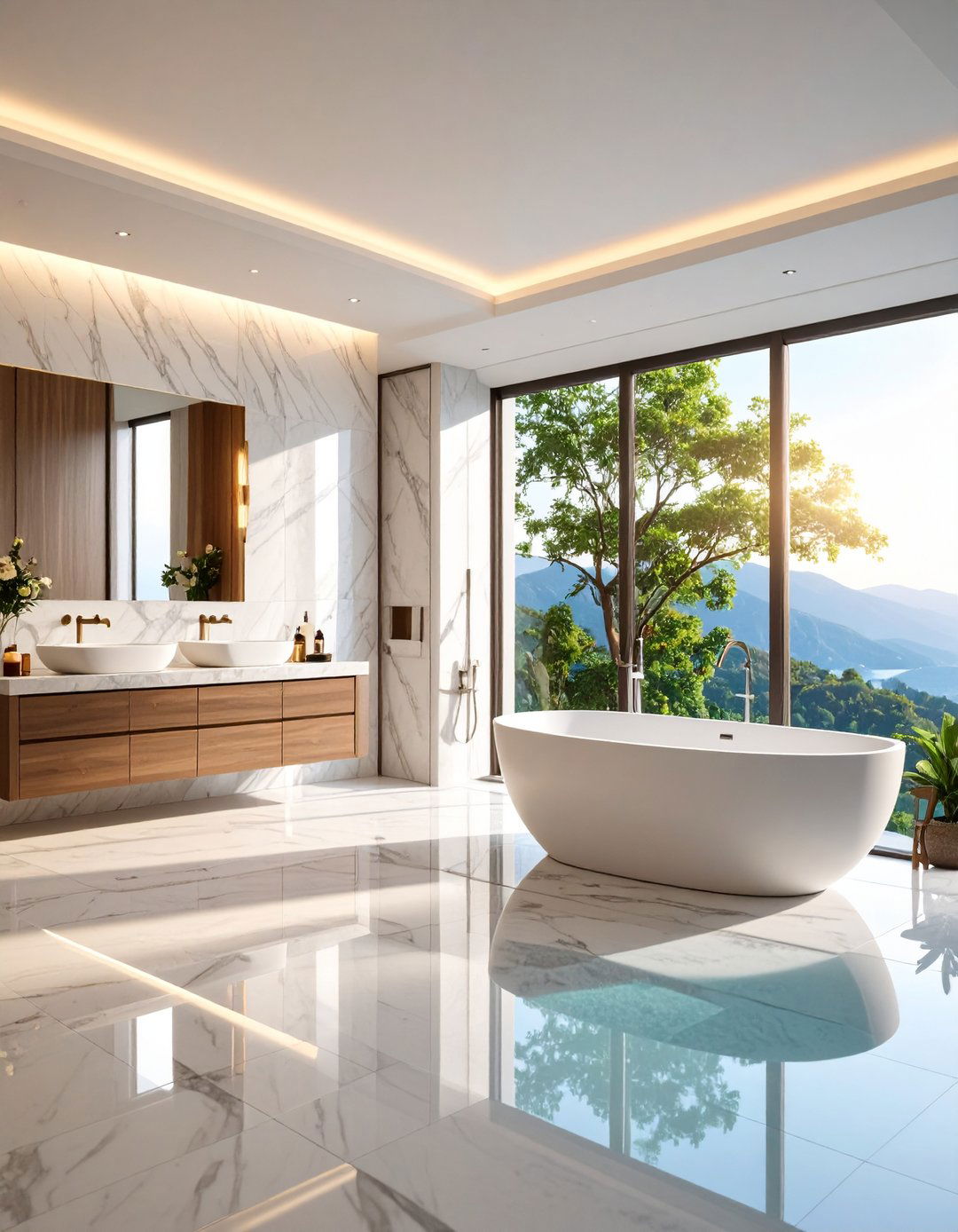 Luxury Spa Pool Bathroom - 24 Pool Bathroom Ideas