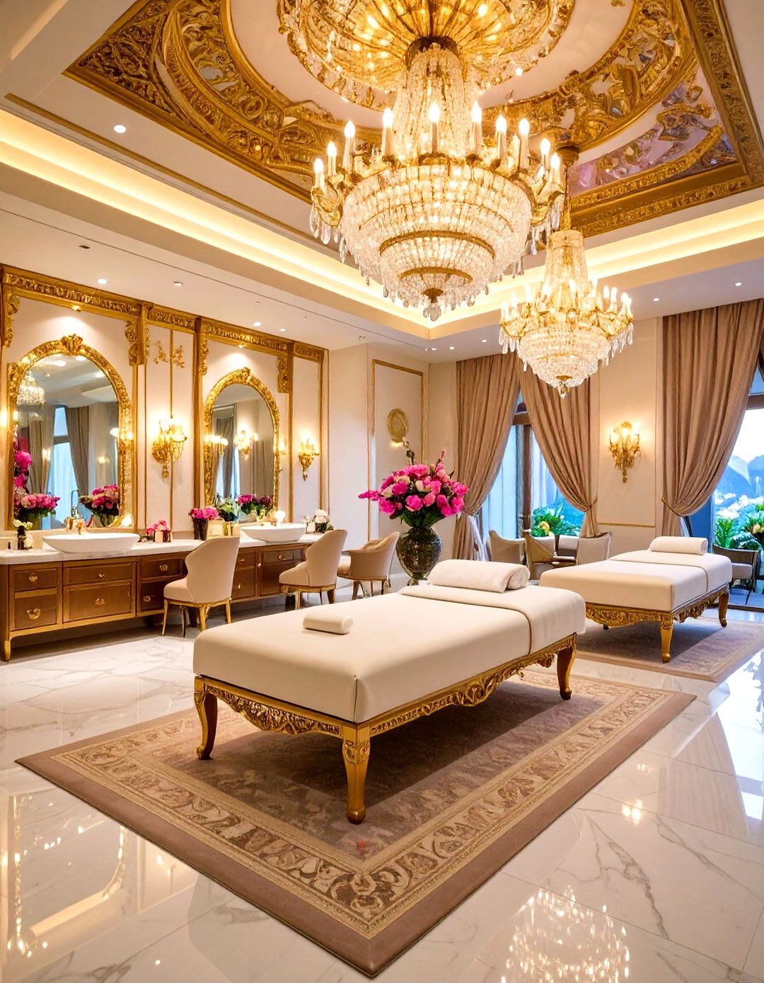 Luxury Spa Style Facial Suite - 24 Facial Room Ideas