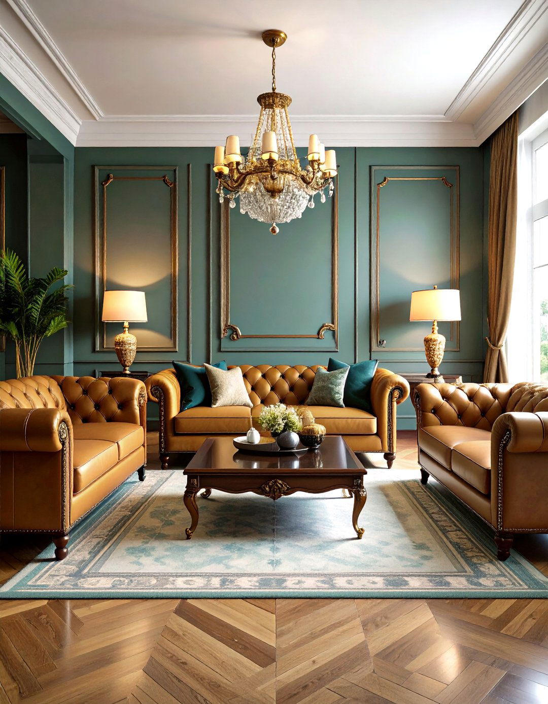 Luxury Traditional Symmetrical Living Room - 24 Symmetrical Living Room Ideas