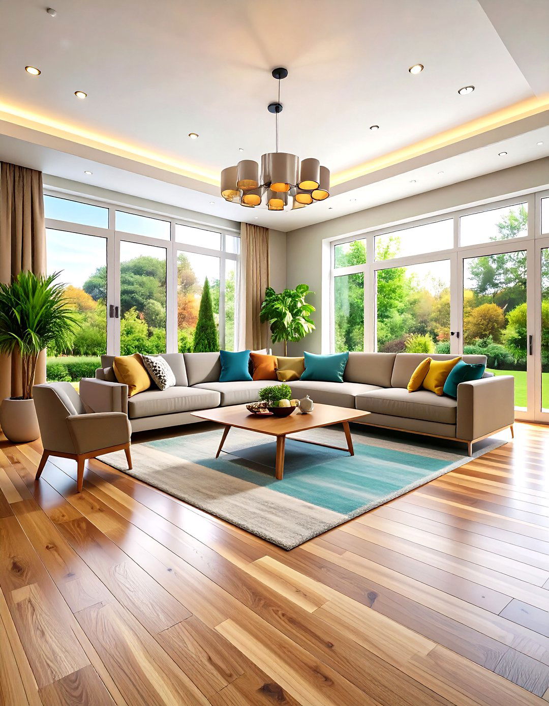 Luxury Vinyl Tile Wood Look Innovation - 24 Living Room Flooring Ideas