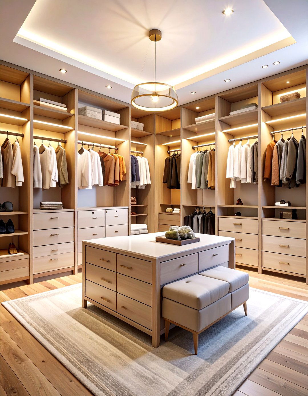 Luxury Walk In Closet Connection - 24 Master Bedroom Ideas