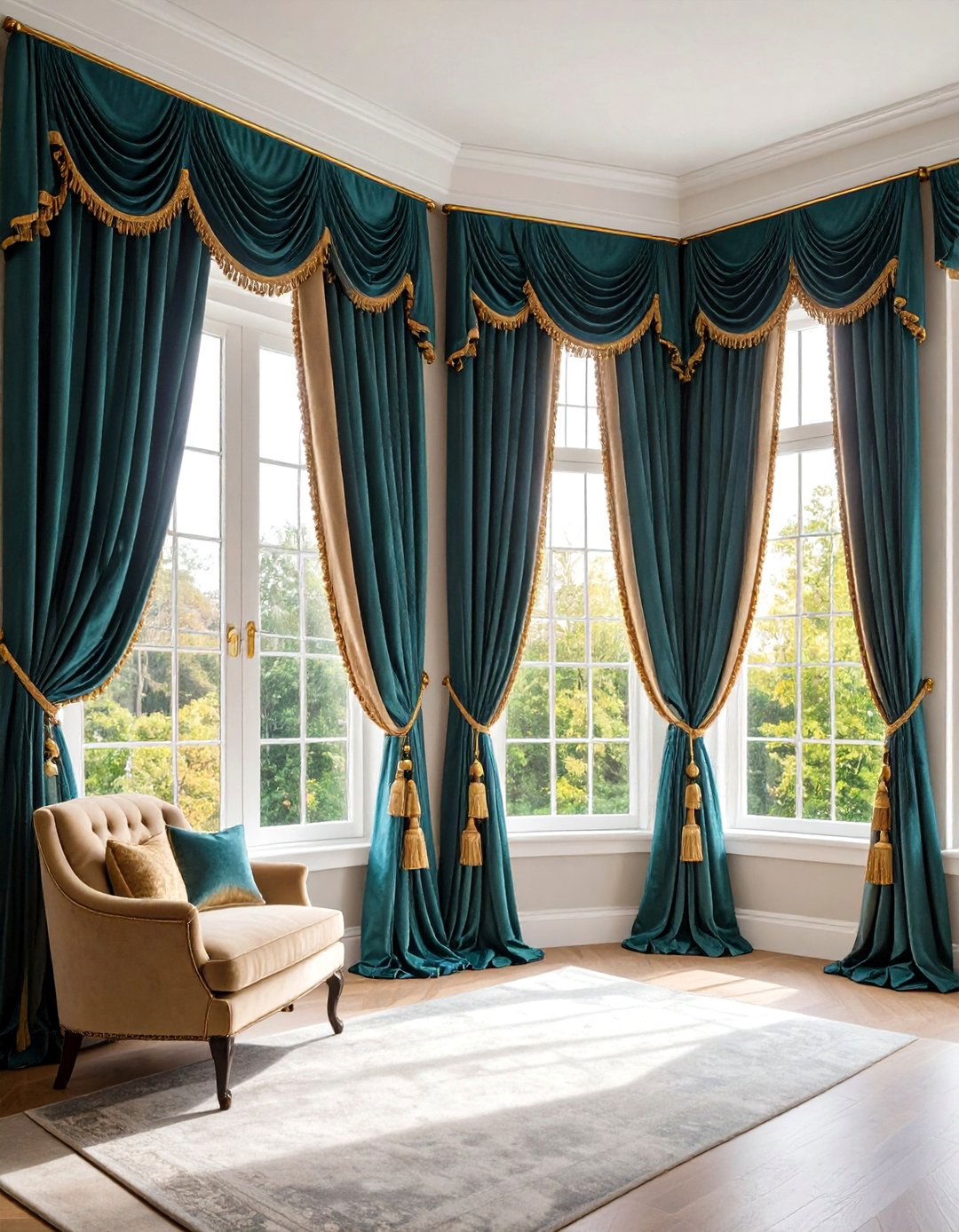 Luxury Window Treatments - 24 Glam Interior Design Ideas