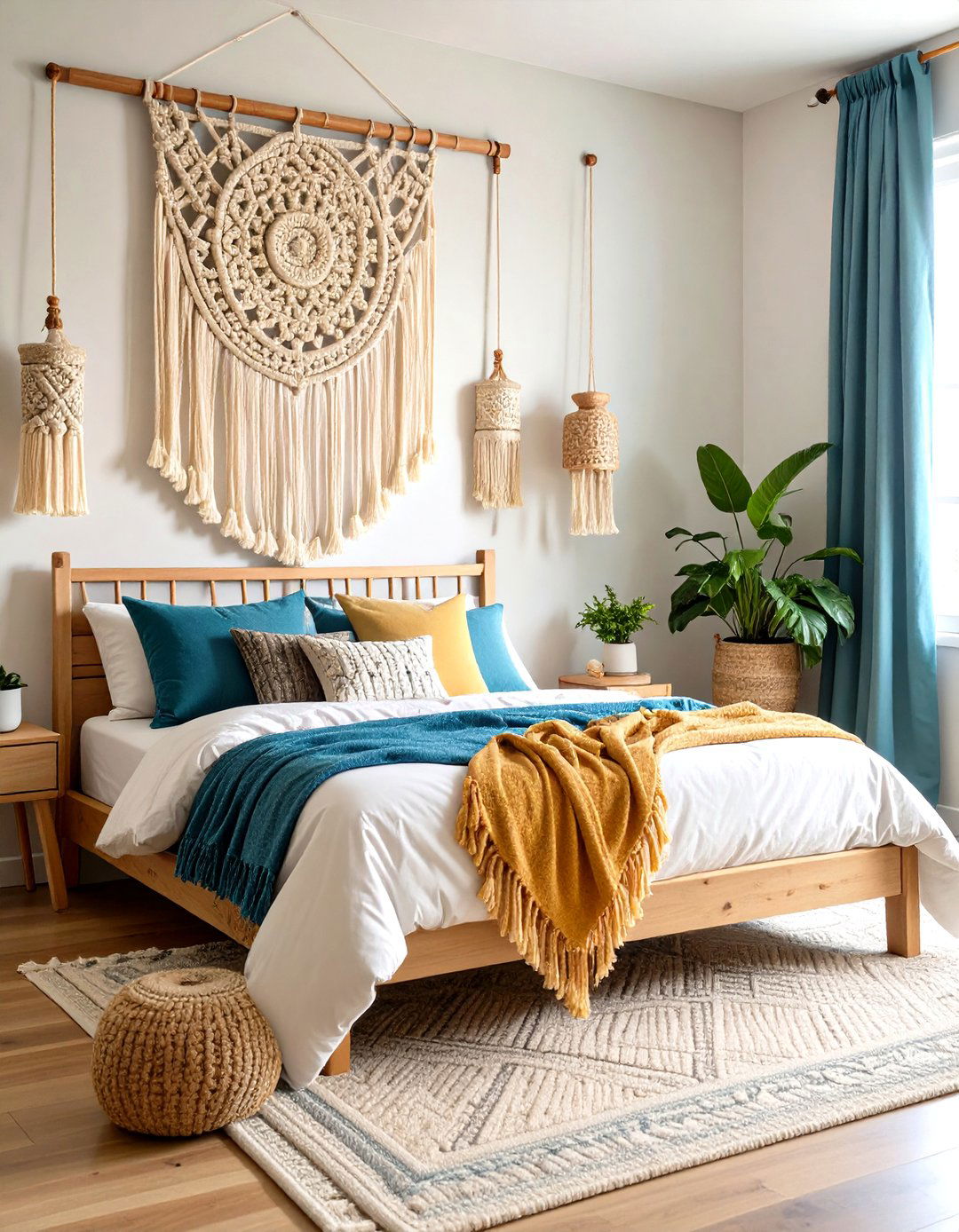 Macrame Art Installations - 24 Large Wall Decor Ideas