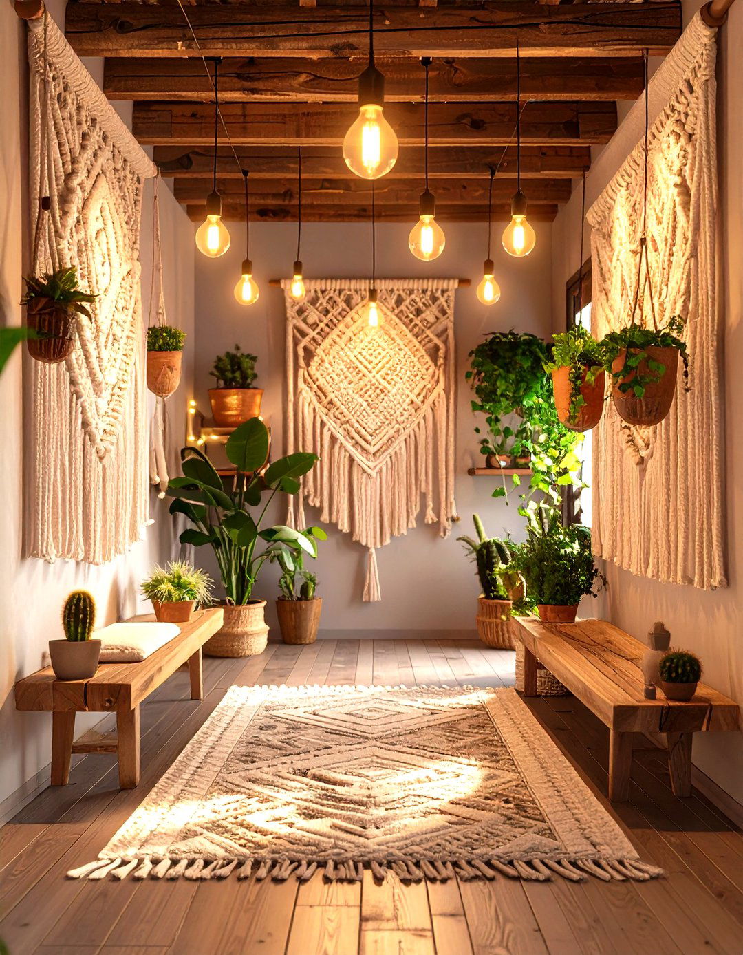 Macrame Wall Art Gallery - 24 Bohemian Desert Decor Ideas