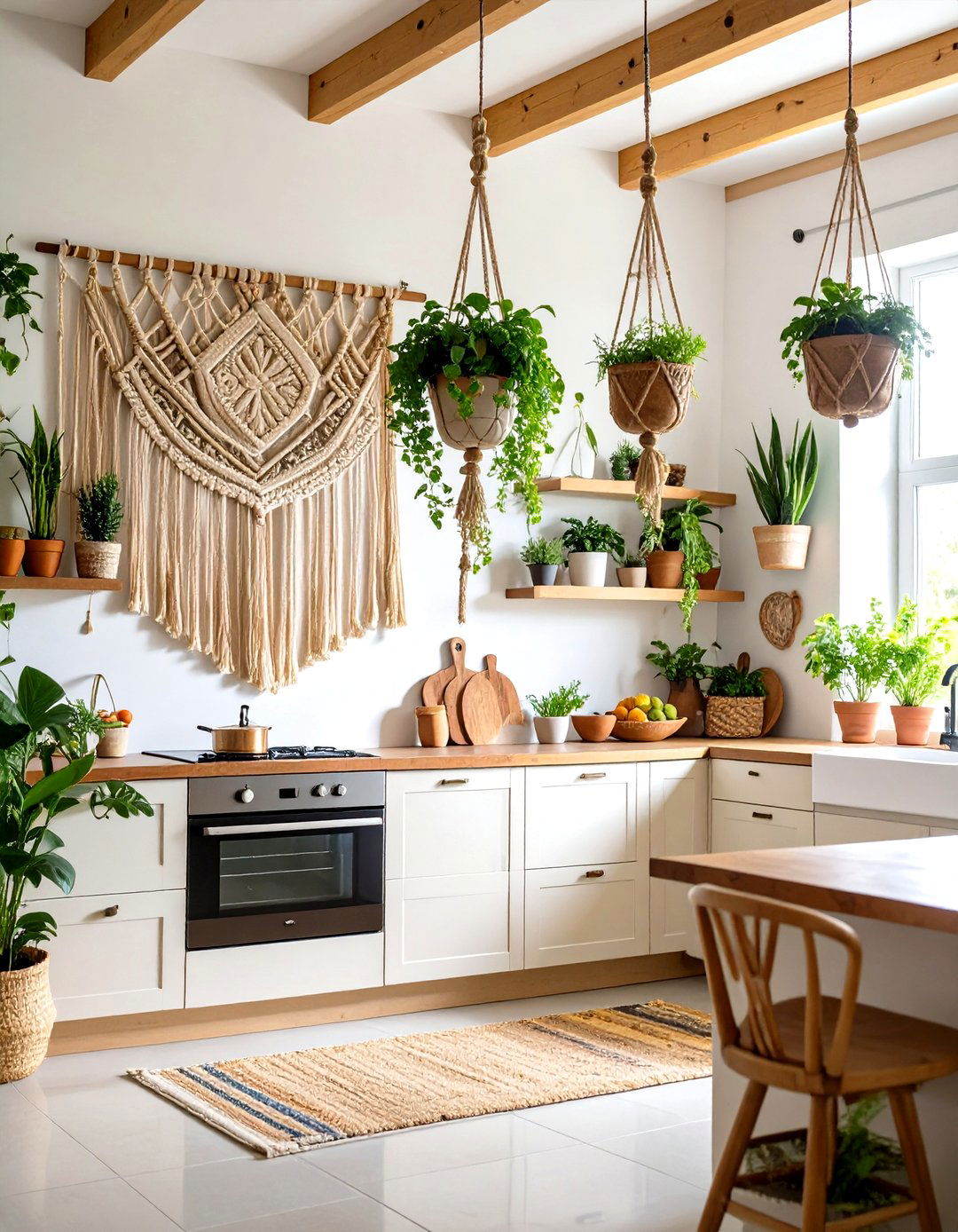 Macrame Wall Art Kitchen - 24 Bohemian Tropical Bohemian Decor