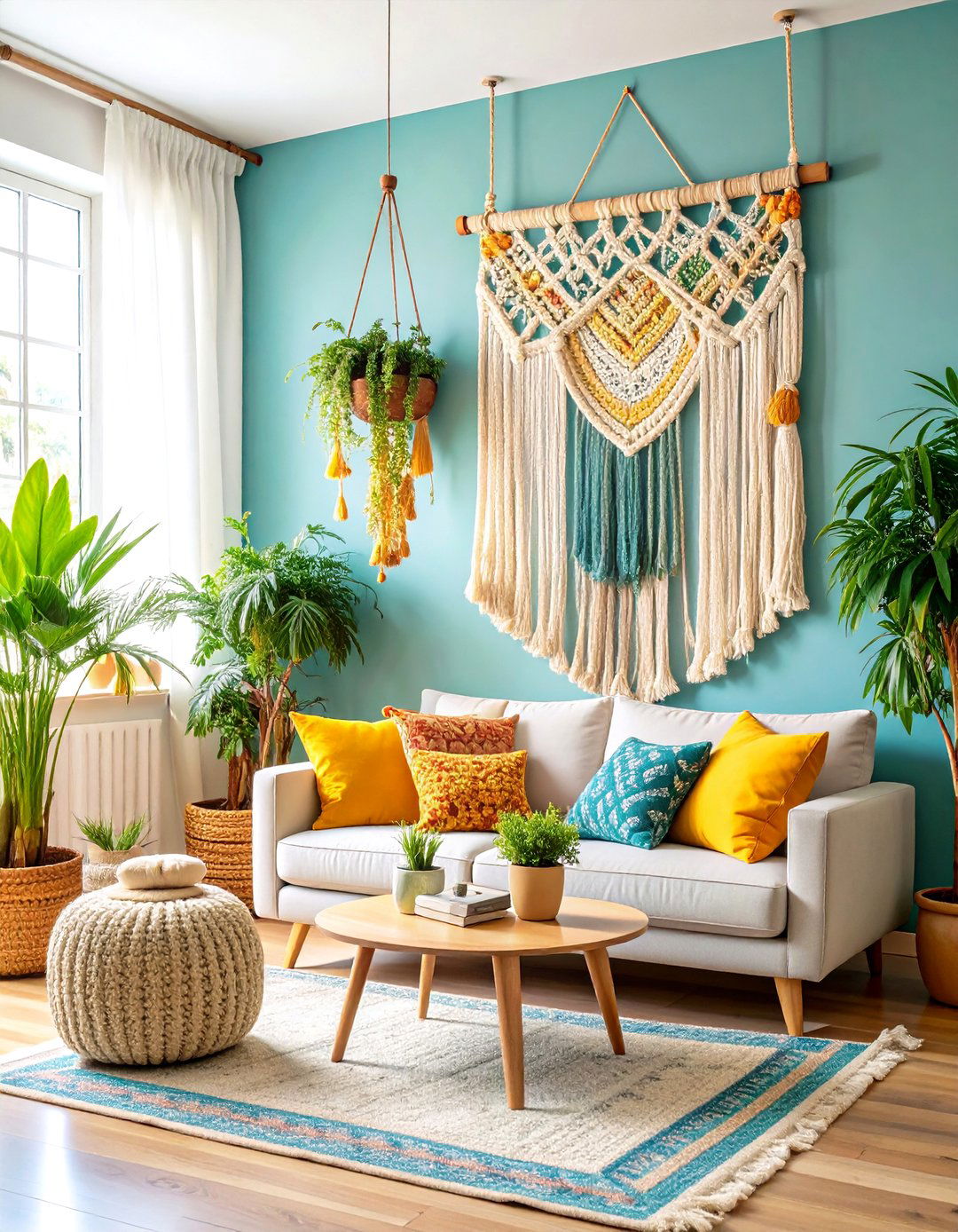 Macrame Wall Hanging Displays - 24 1970s-inspired Design Ideas