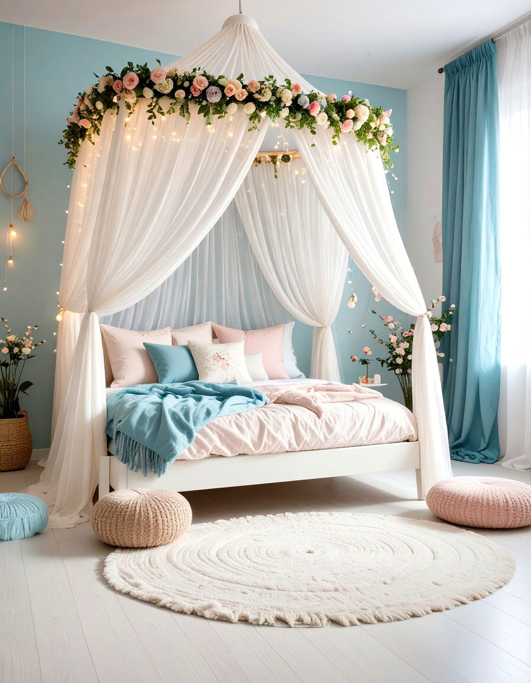 Magical Canopy Reading Bed - 24 kids reading nook ideas