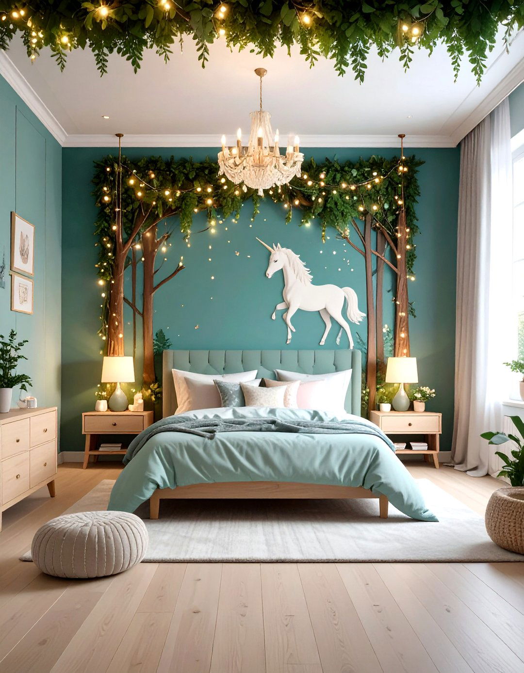 Magical Forest Unicorn Sanctuary - 24 Unicorn Bedroom Ideas