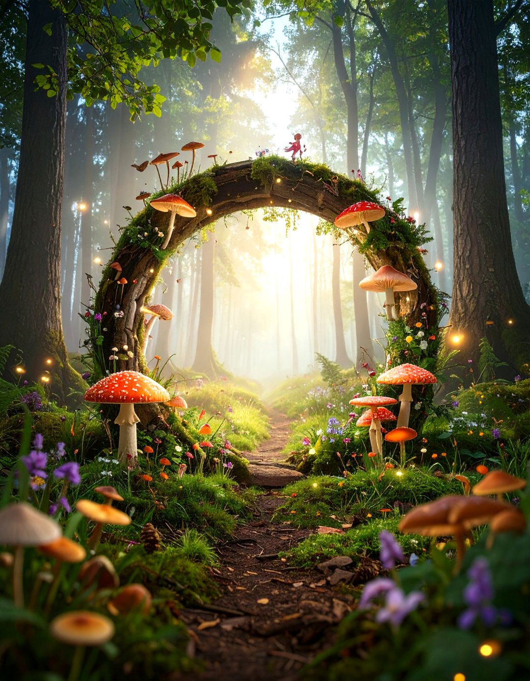 Magical Mushroom Forest Circle - 24 Fairy Garden Ideas