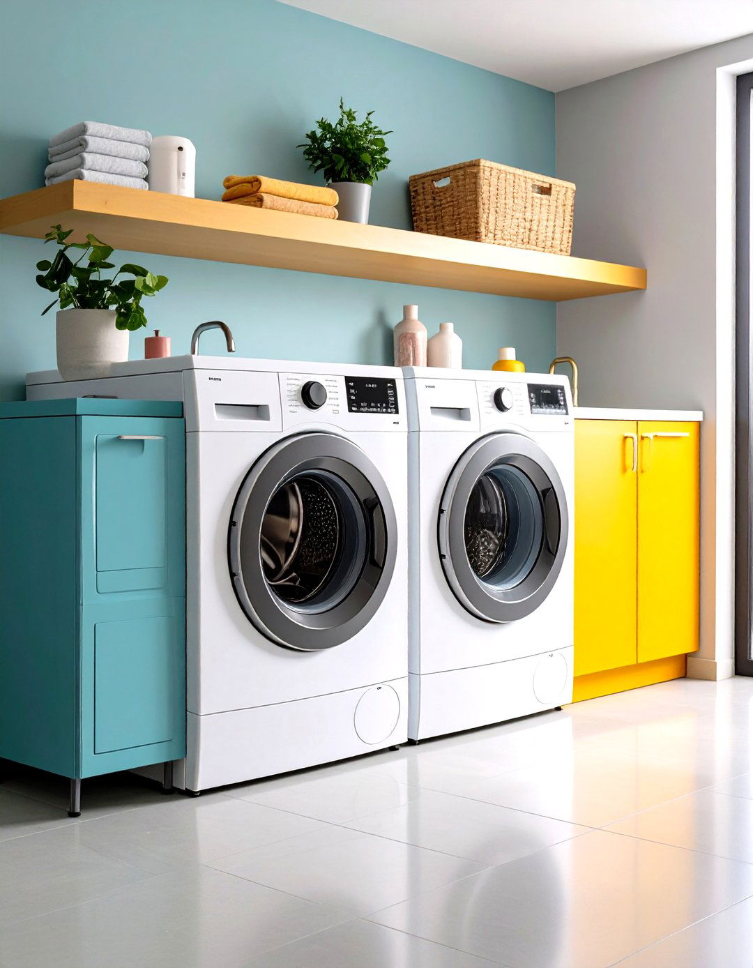 Magnetic Side Panel Storage - 24 Laundry Detergent Storage Ideas