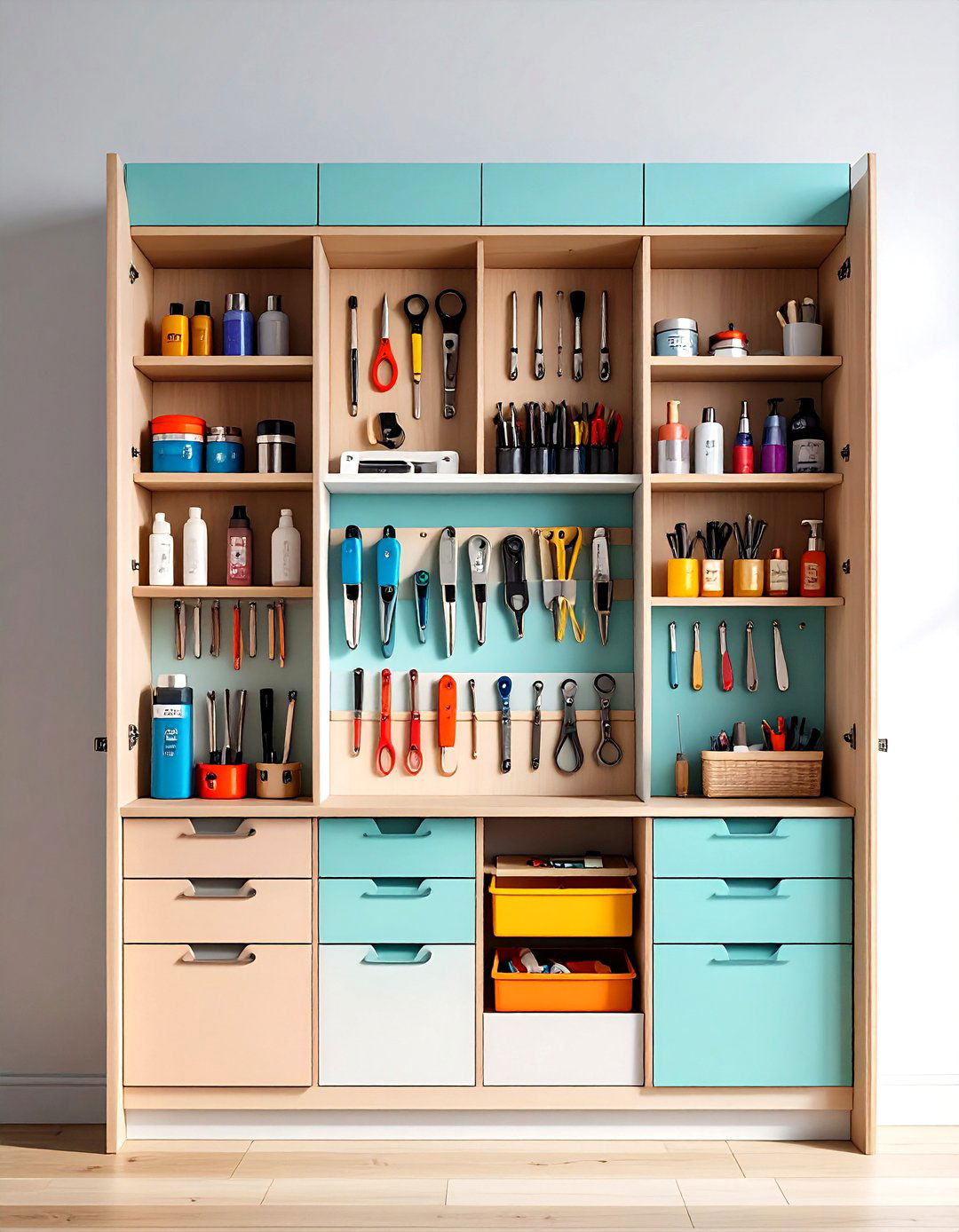 Magnetic Strip Organization Systems - 24 Bathroom Cabinet Organization Ideas