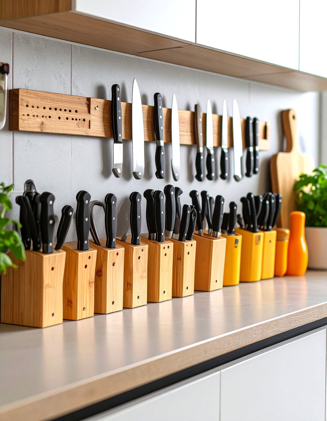 Magnetic Strip Tool Organization - 24 Kitchen Sink Organization Ideas