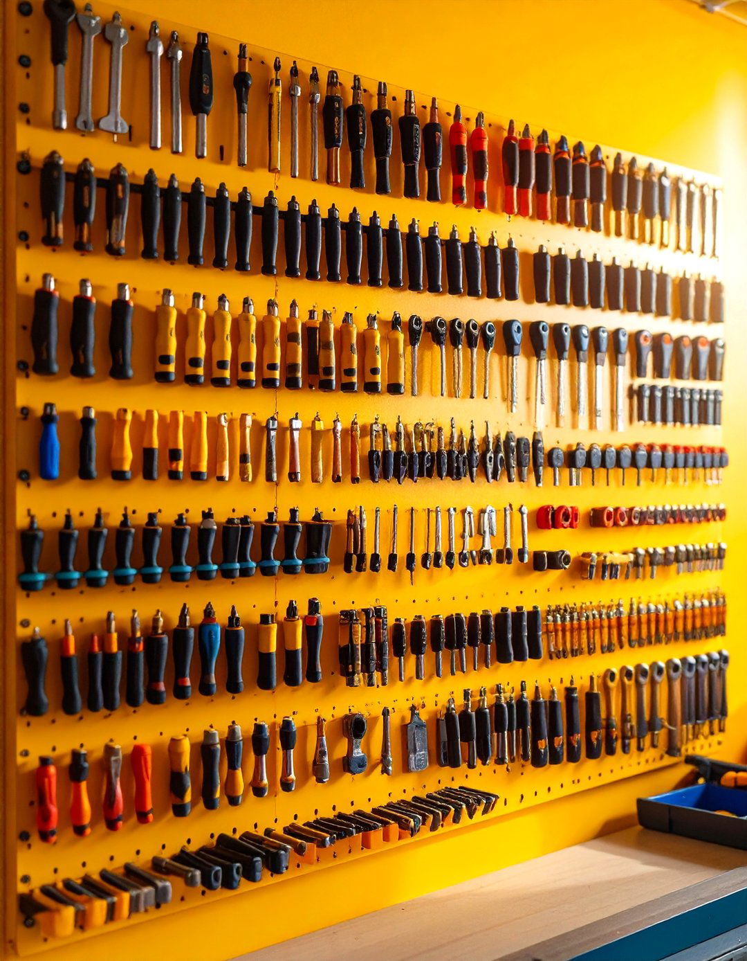 Magnetic Strip Tool Organization - 24 Power Tool Storage Ideas
