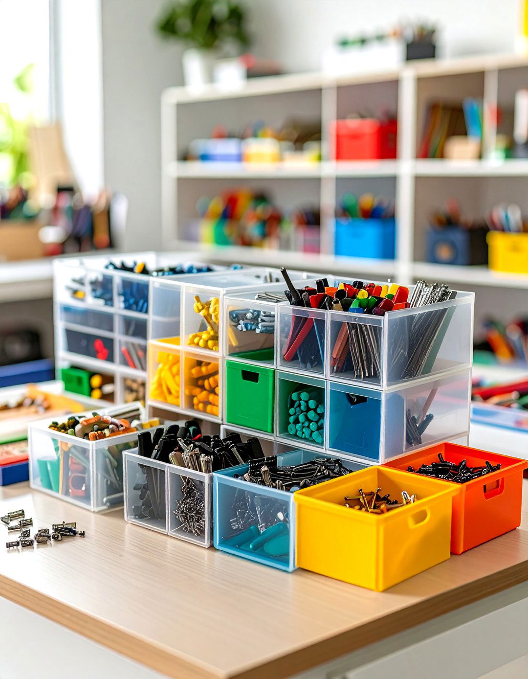 Magnetic Tool Organization - 24 Small Craft Room Ideas