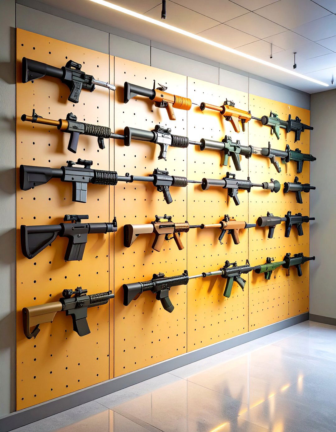 Magnetic Wall Mount System - 24 Gun Wall Ideas