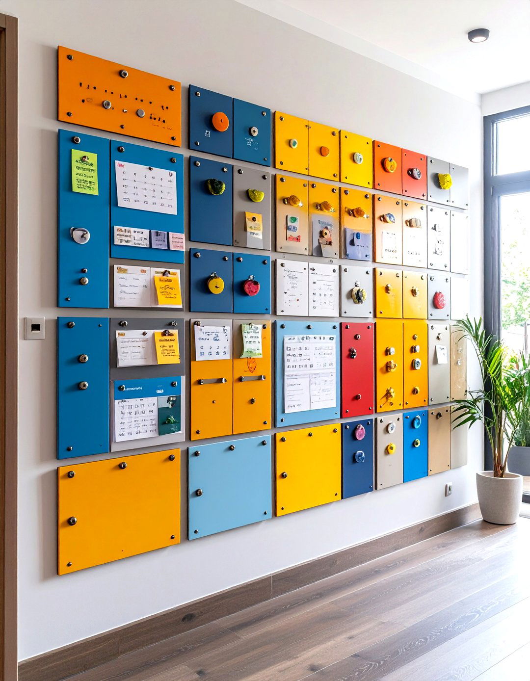 Magnetic and Interactive Wall Surfaces - 24 Entryway Wall Ideas