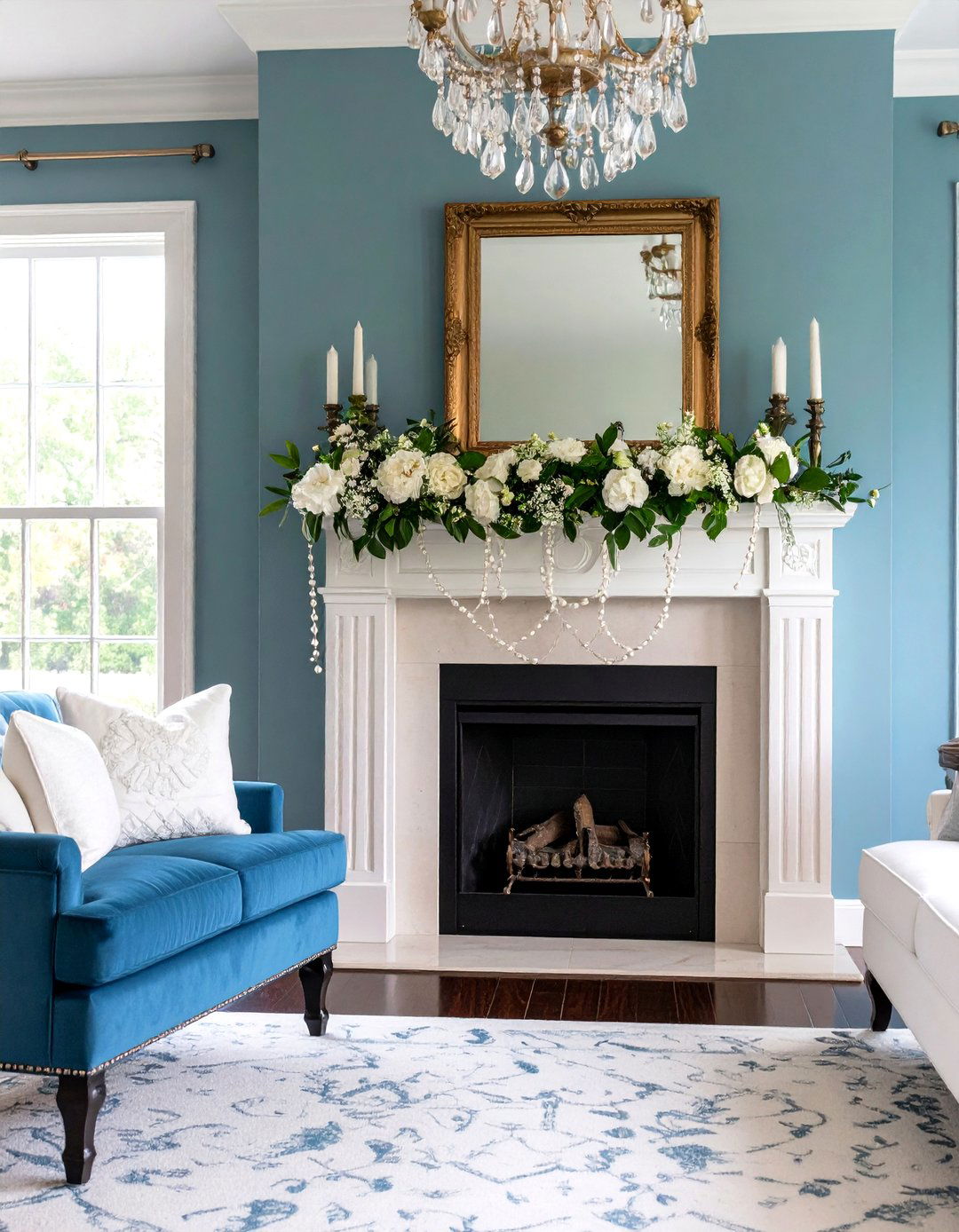 Magnolia Leaf Southern Garland - 24 Mantel Garland Ideas