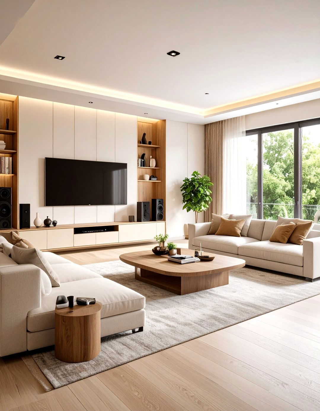 Magnolia Living Room Technology Integration - 24 Magnolia Living Room Ideas