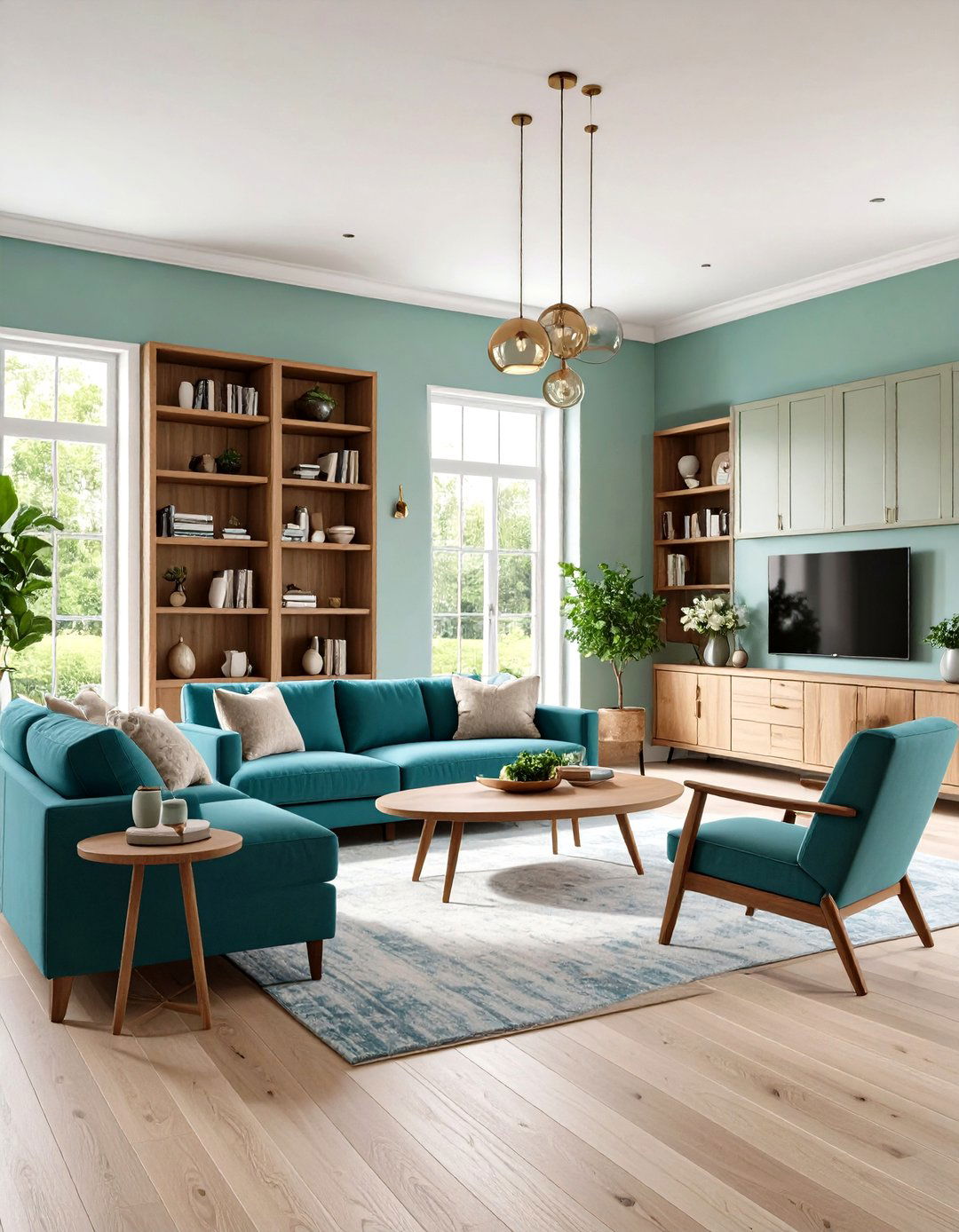 Magnolia Living Room with Built in Storage - 24 Magnolia Living Room Ideas