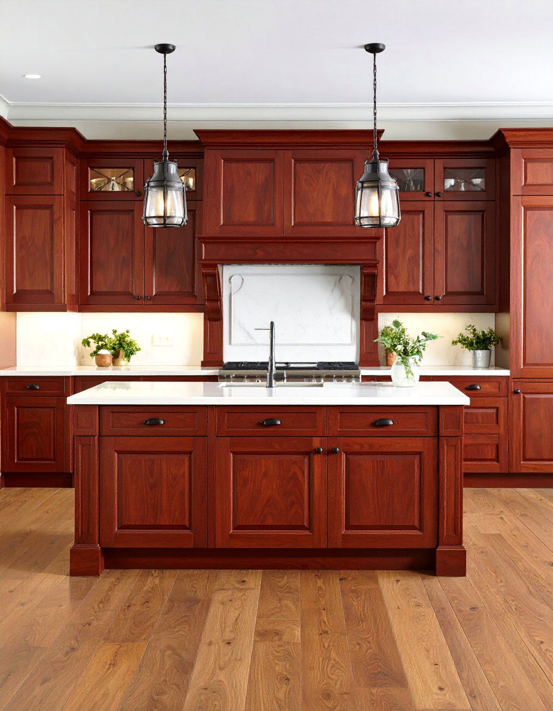 Mahogany Kitchen Cabinets - 24 Dark Wood Kitchen Cabinets