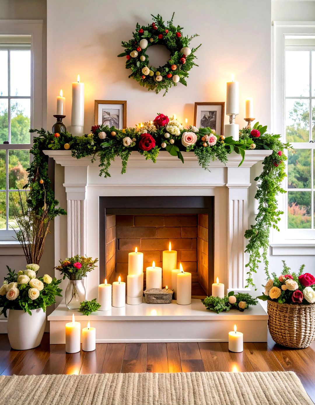 Mantelpiece Arrangements - 24 Mother's Day Decoration Ideas