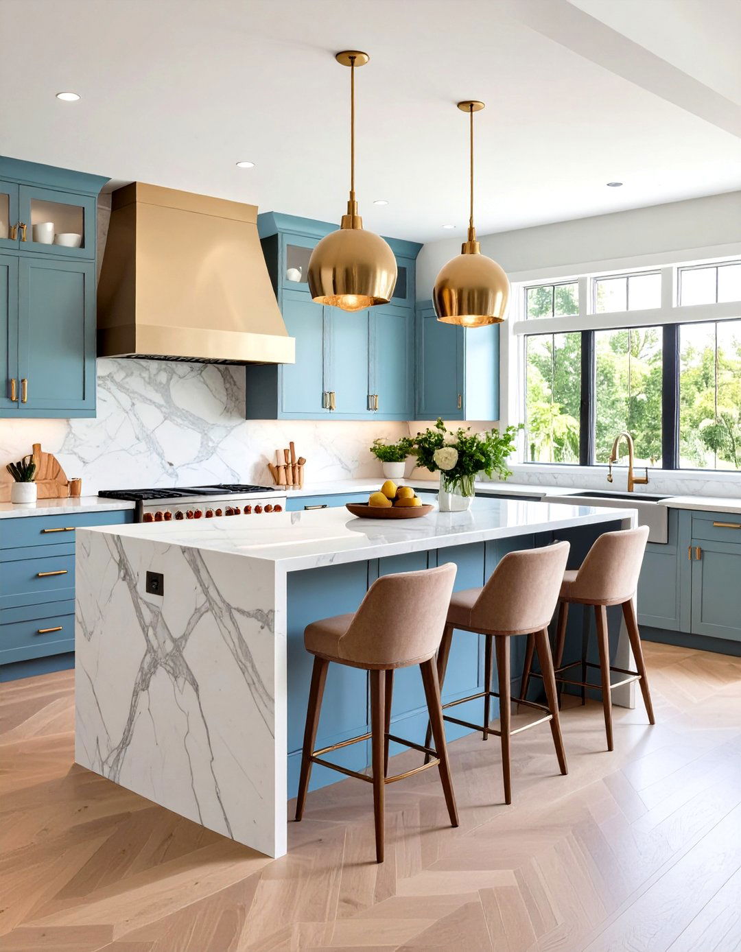 Marble Island Seating Solutions - 24 Marble Kitchen Island Ideas
