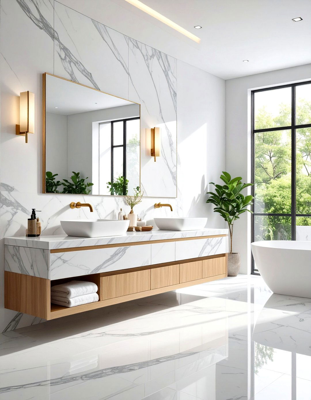 Marble Vanity Top Elegance