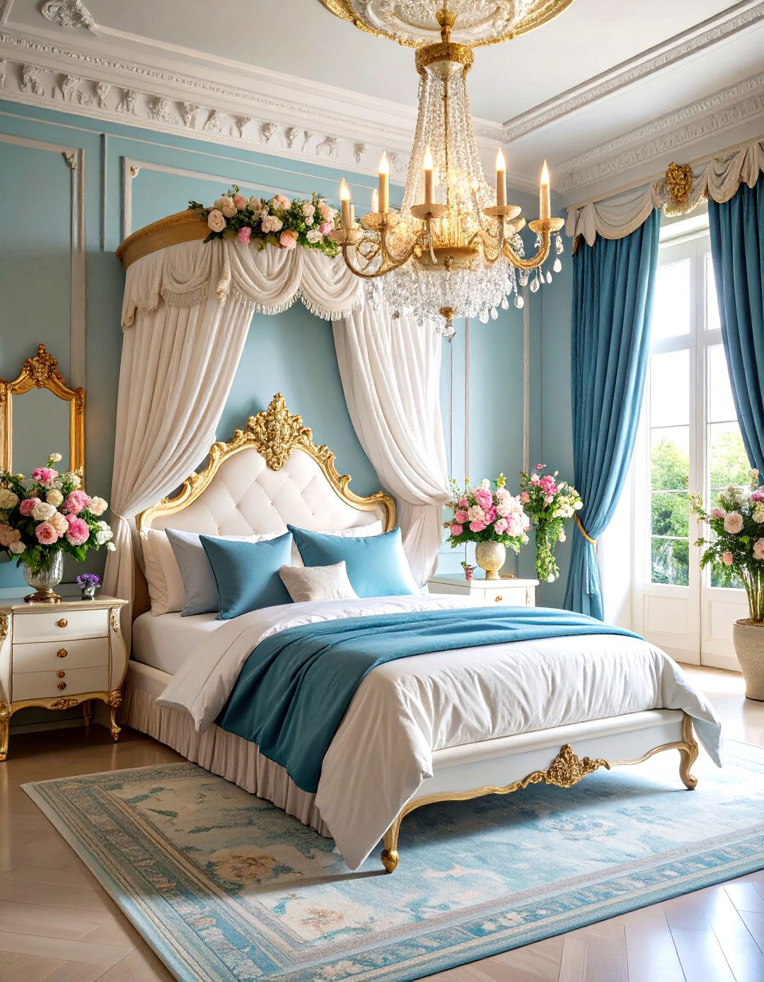 Marie Antoinette Luxury Suite - 24 Paris-themed Bedroom Ideas