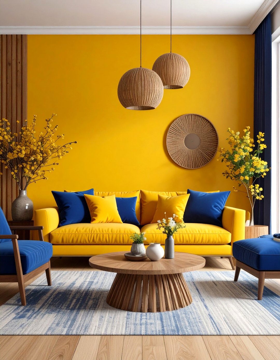 Marigold Yellow Living Spaces - 24 Mexican Interior Paint Colors