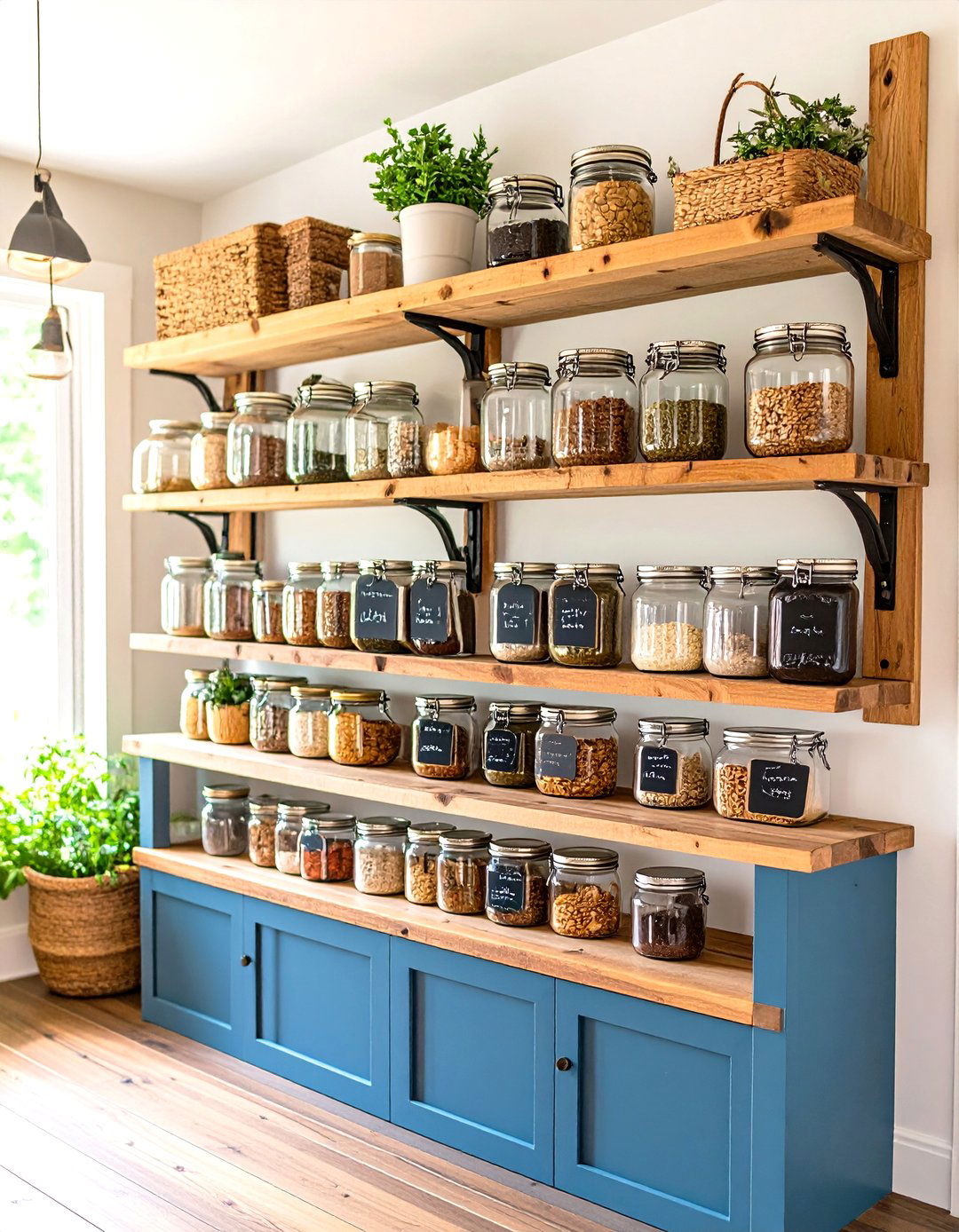Mason Jar Organization System - 24 Farmhouse Mudroom Ideas