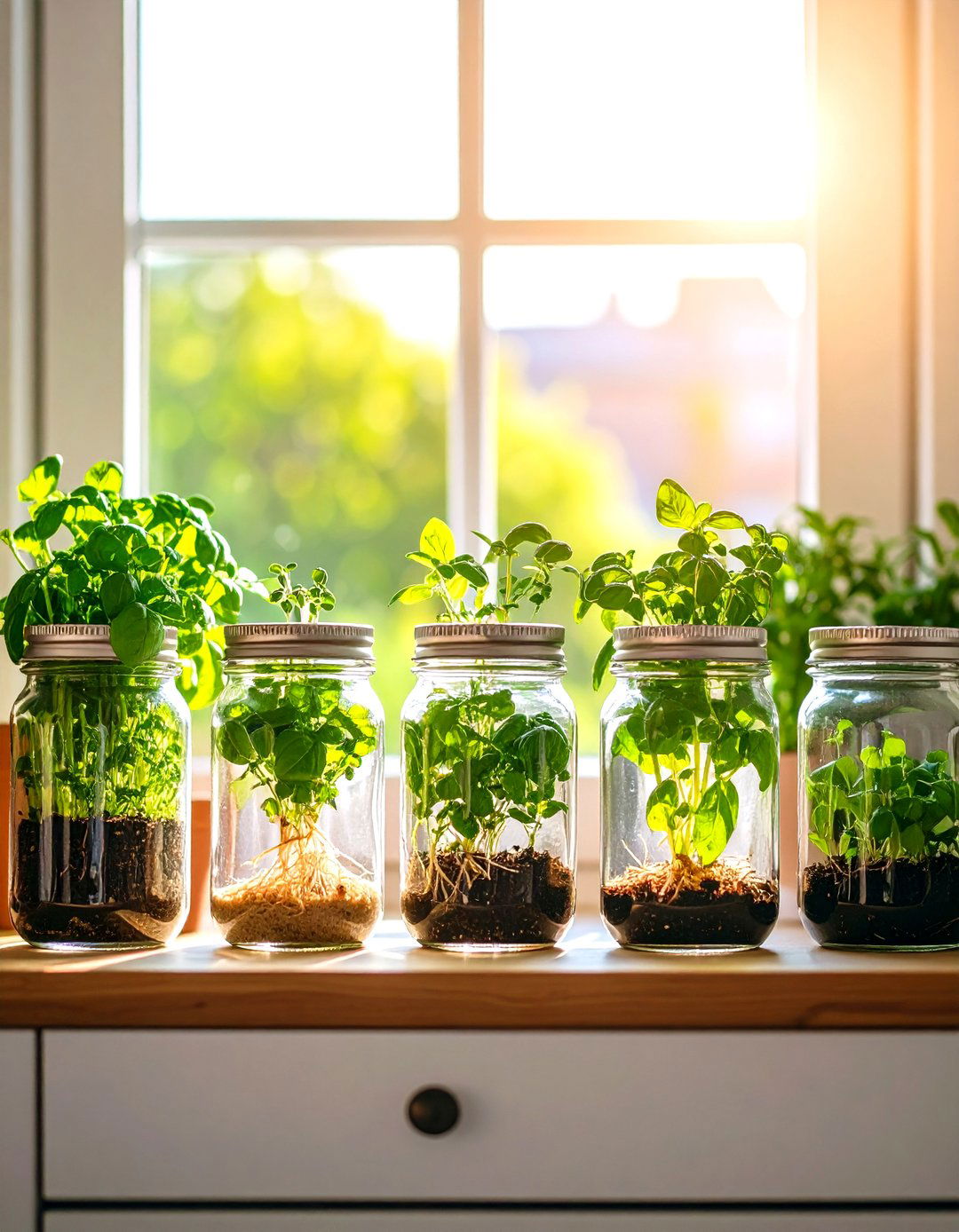 Mason Jar Propagation Station - 24 Indoor Greenhouse Ideas