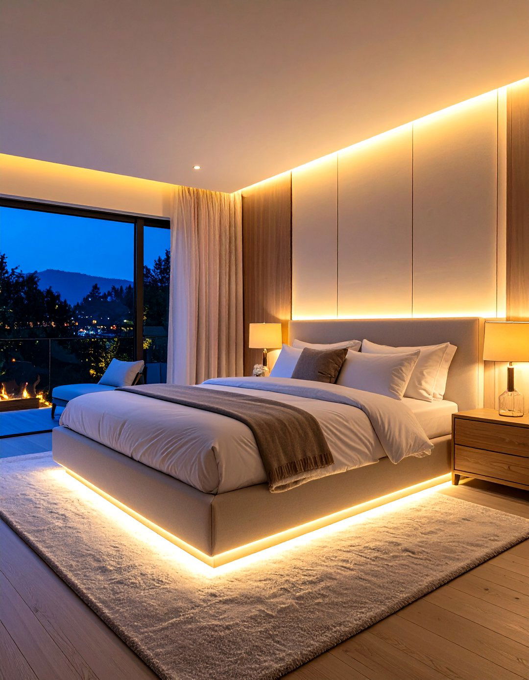 Master Suite Romantic Lighting - 24 Aesthetic Room Ideas With Led Lights
