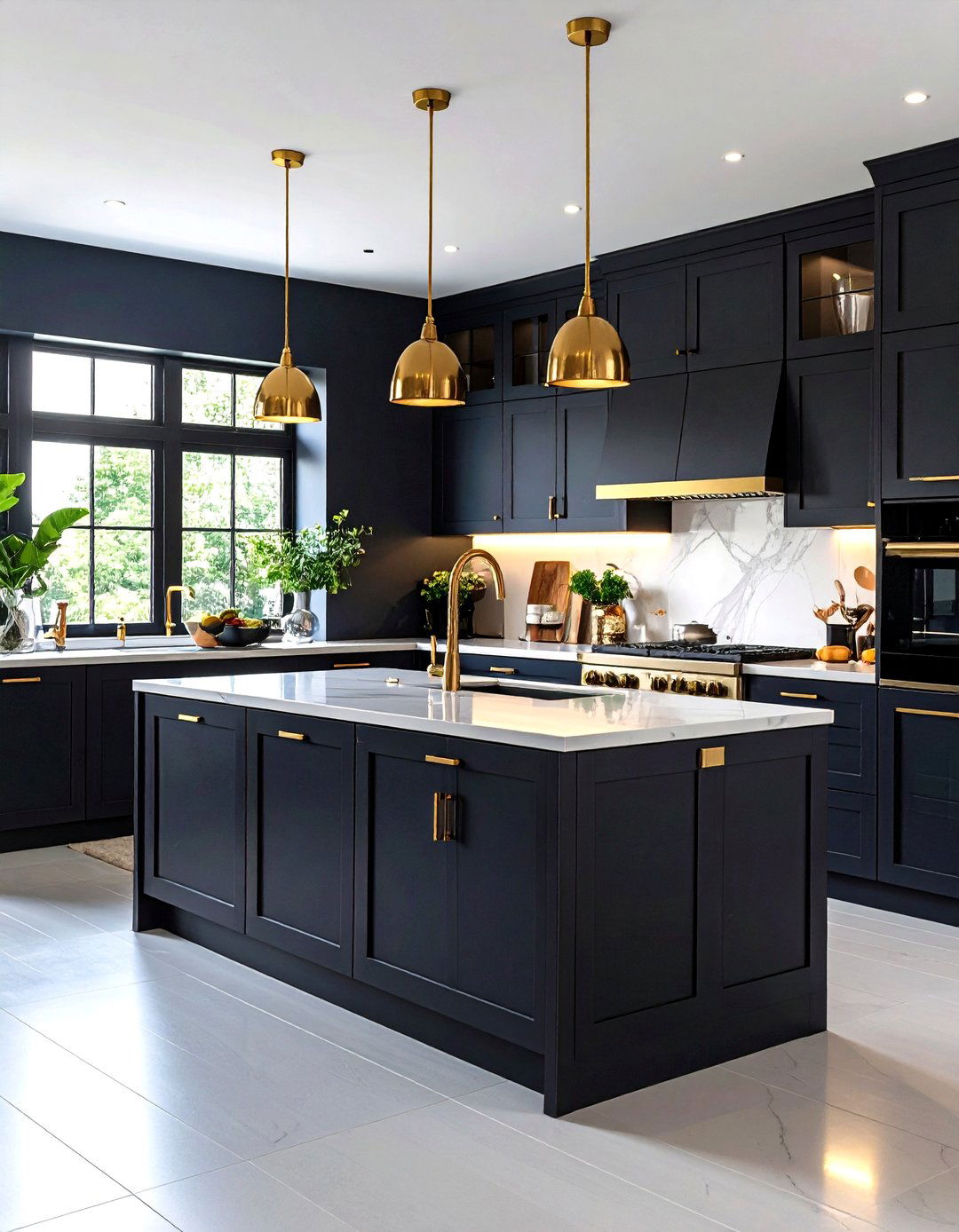 Matte Finish Cabinet Contemporary Style - 24 Painting Kitchen Cabinet Ideas