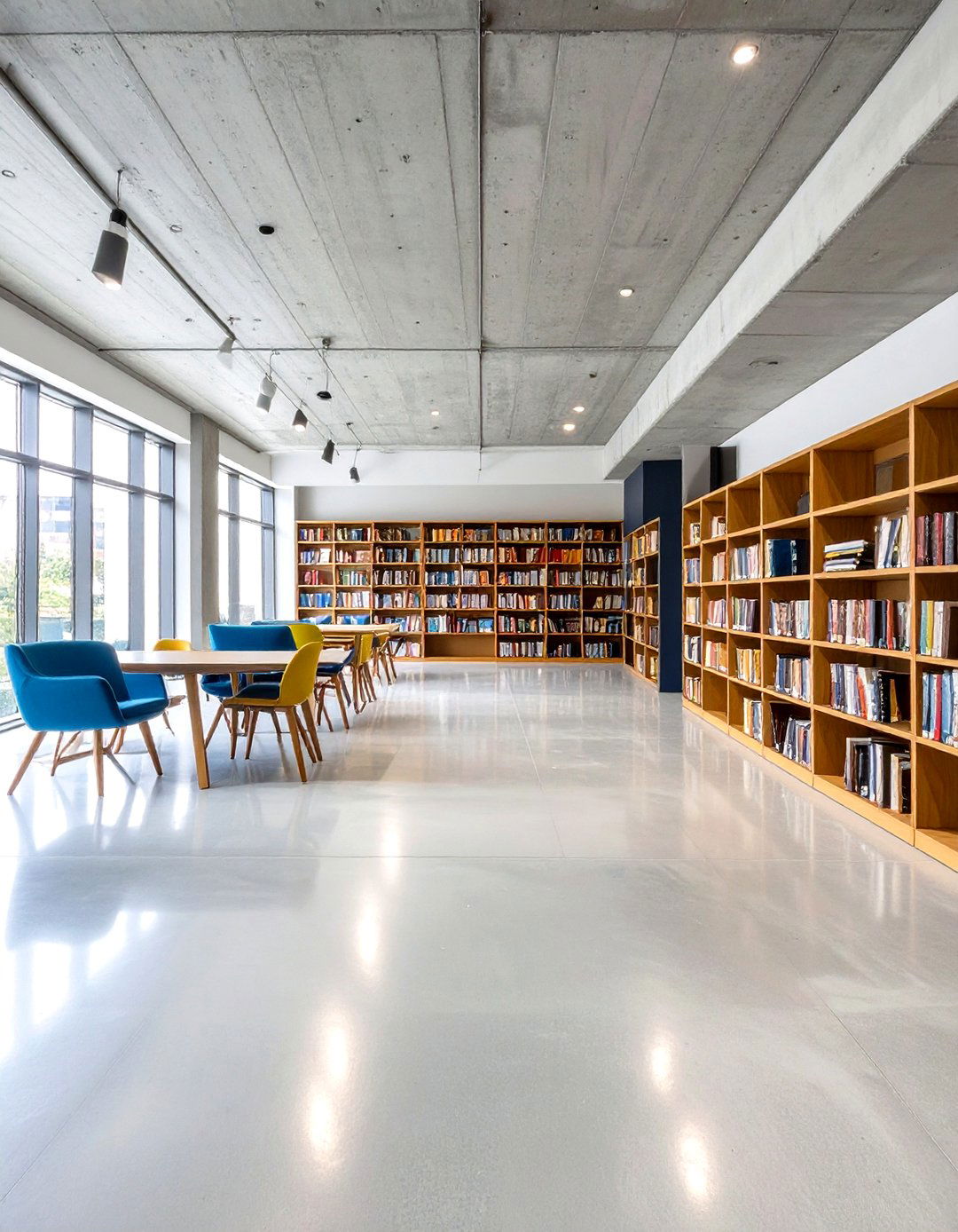Matte Finish Sealed Concrete Floors - 24 Concrete Basement Floor Ideas