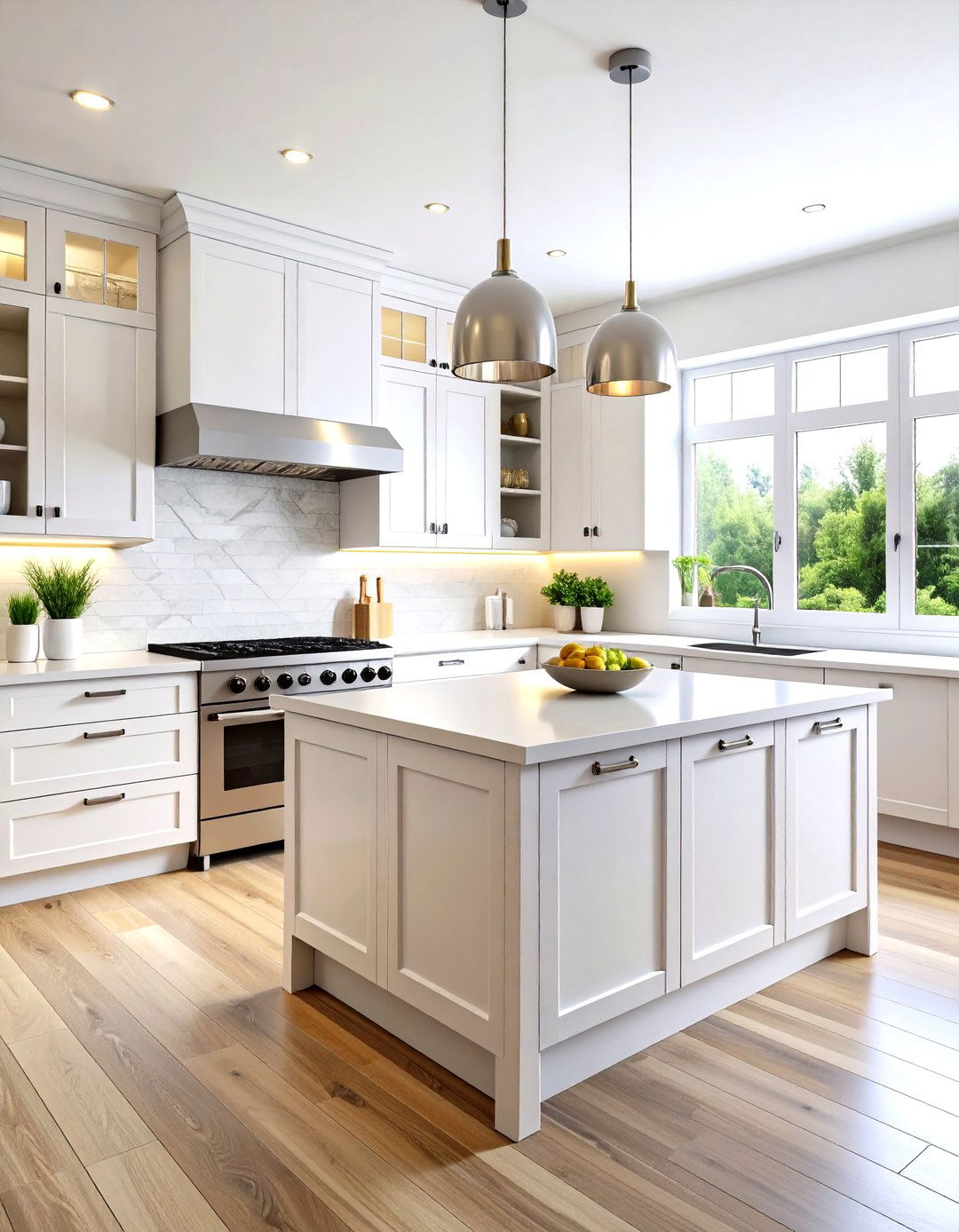 Matte White Professional Style - 24 Kitchen With White Appliances Ideas