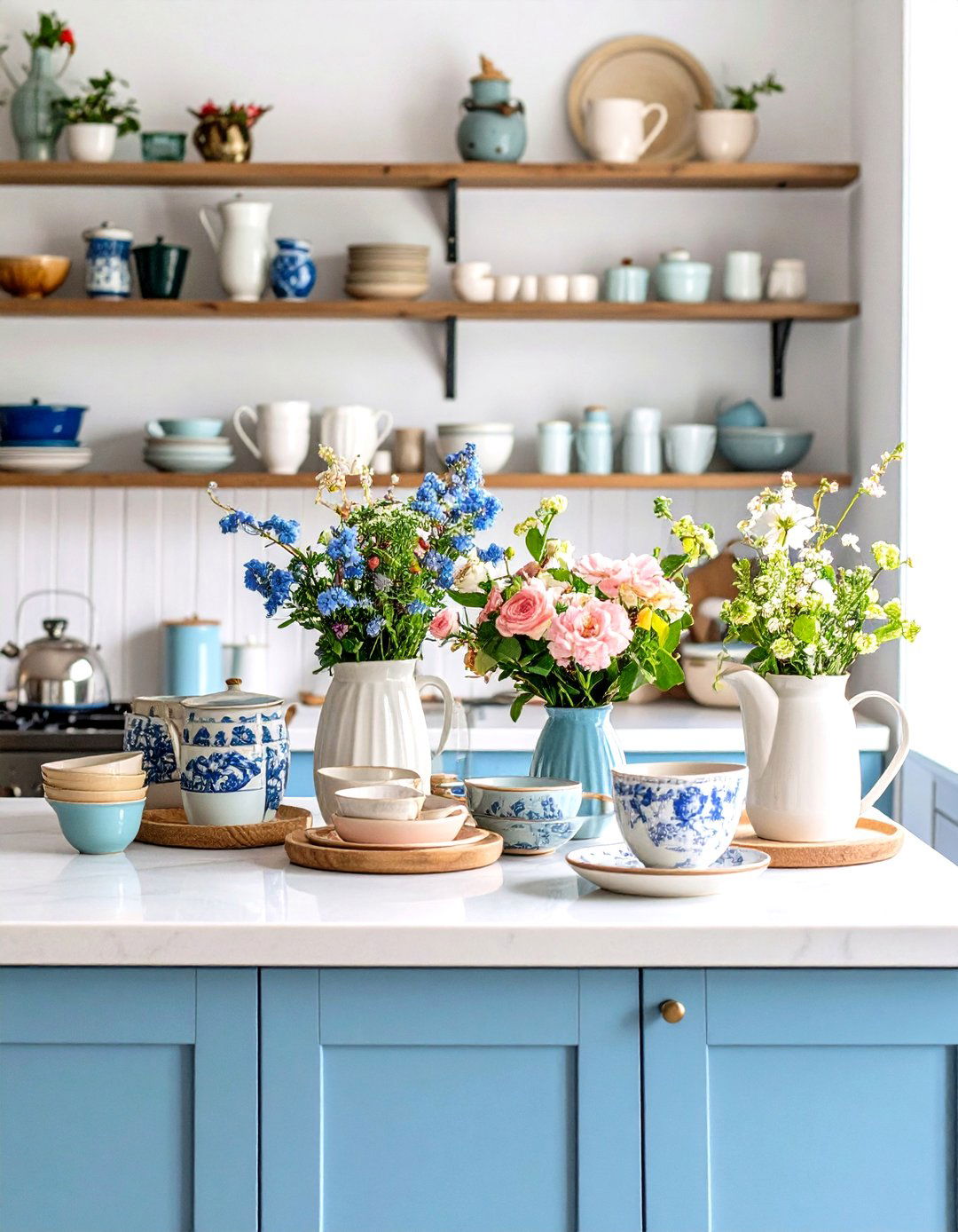 Maximalist Abundance Counter Celebration - 24 Kitchen Counter Decor Ideas