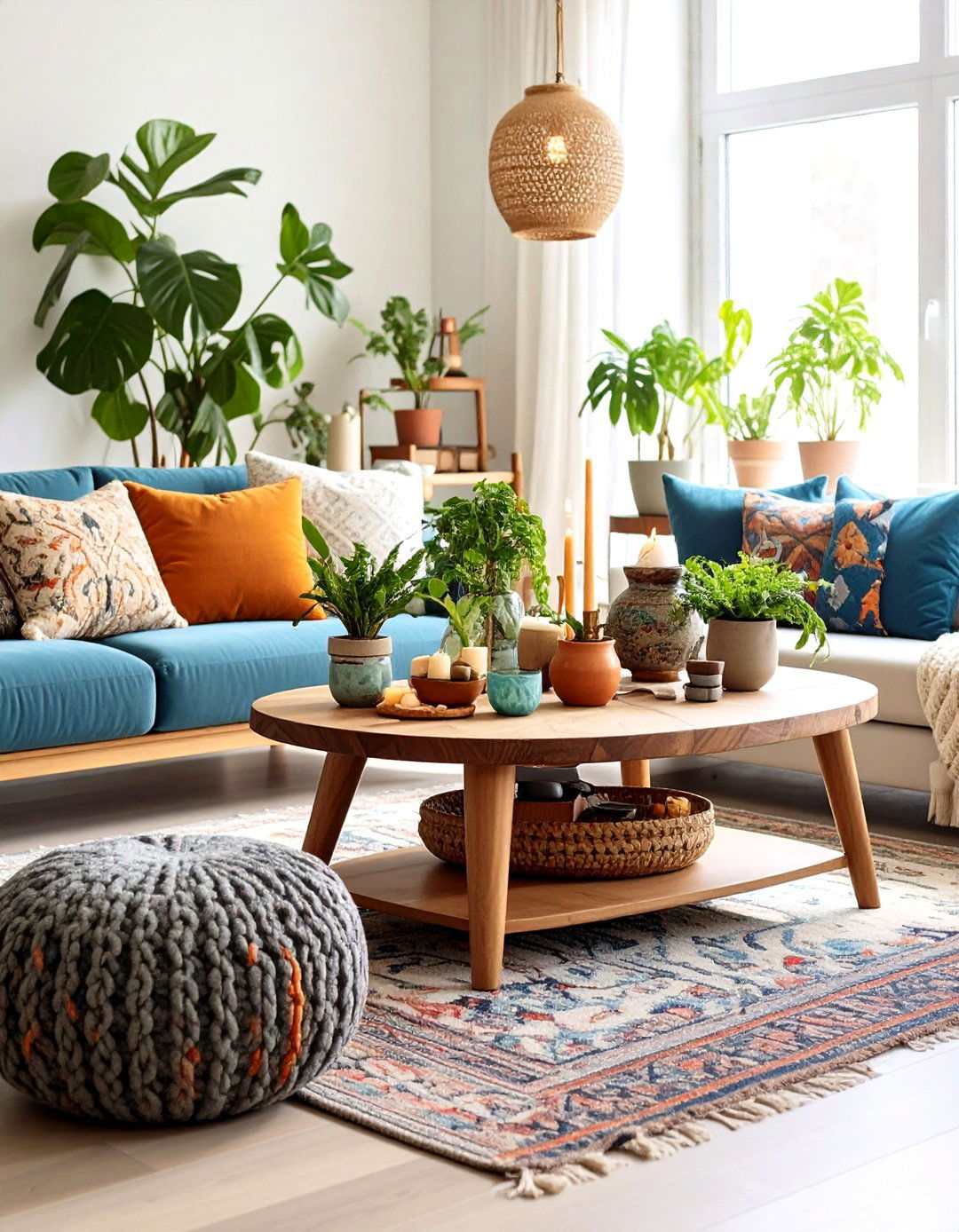 Maximalist Abundance Expression Style - 24 Coffee Table Decor Ideas