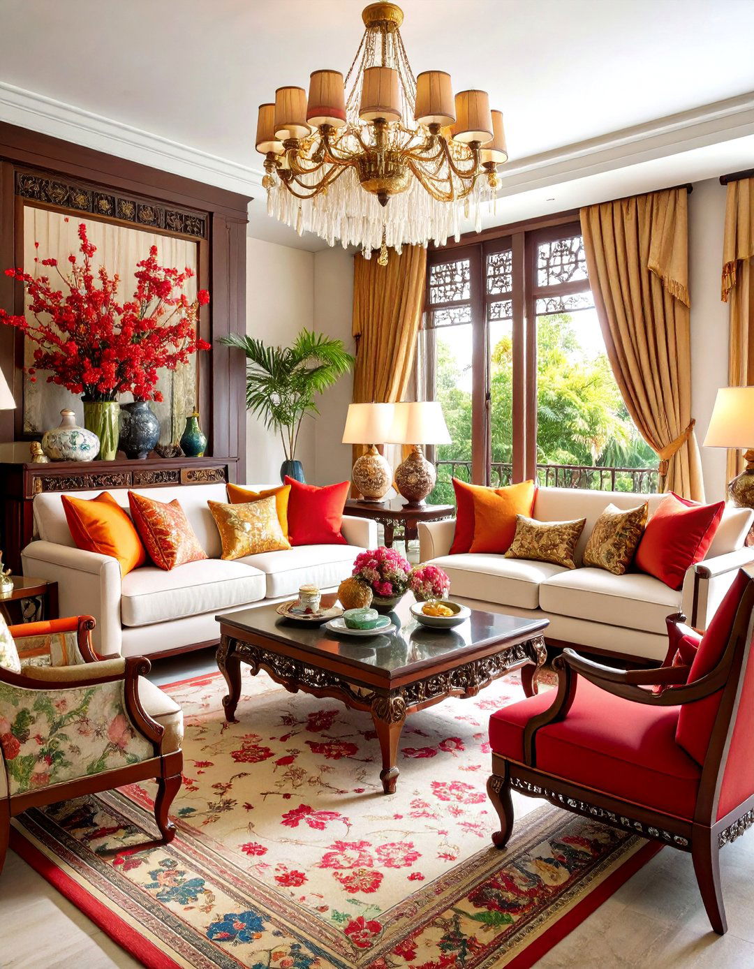 Maximalist Chinoiserie Living Room - 24 Chinoiserie Living Room Ideas