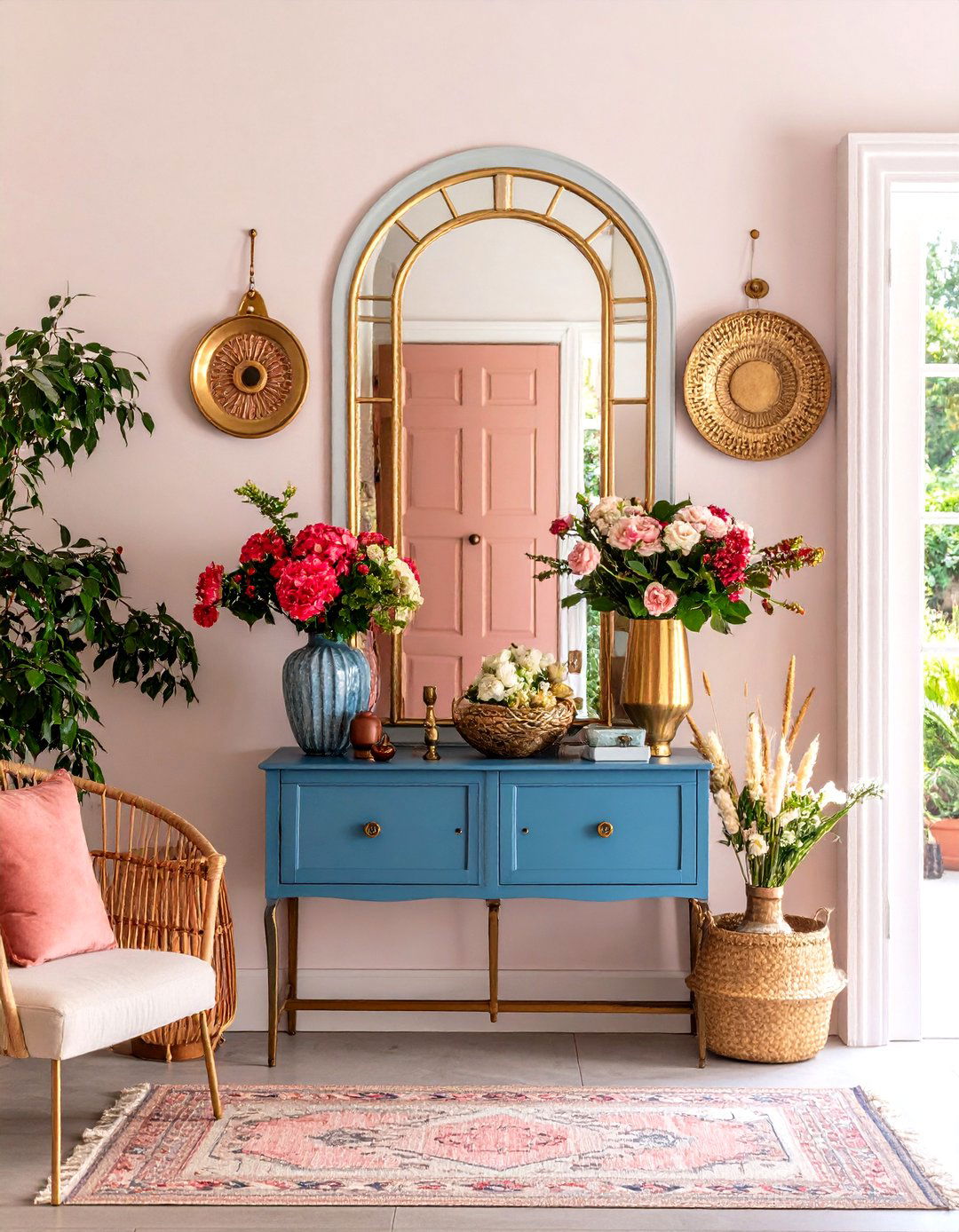 Maximalist Collector Entry Theme - 24 Entry Table Decor Ideas