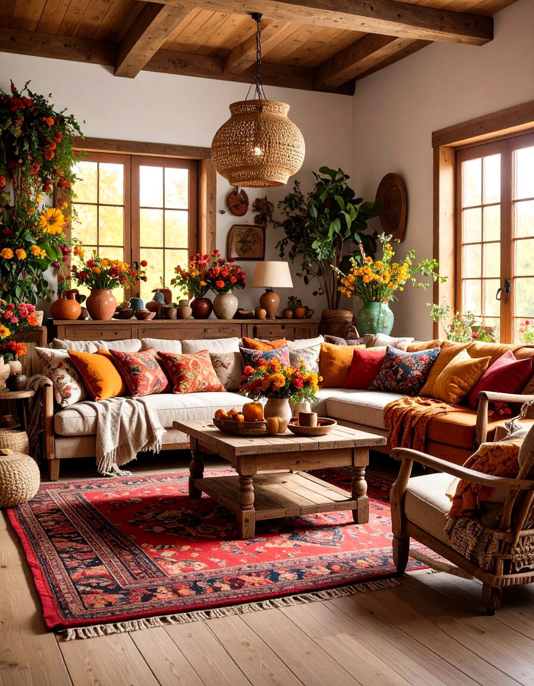Maximalist Country Collection - 24 Country Living Room Ideas