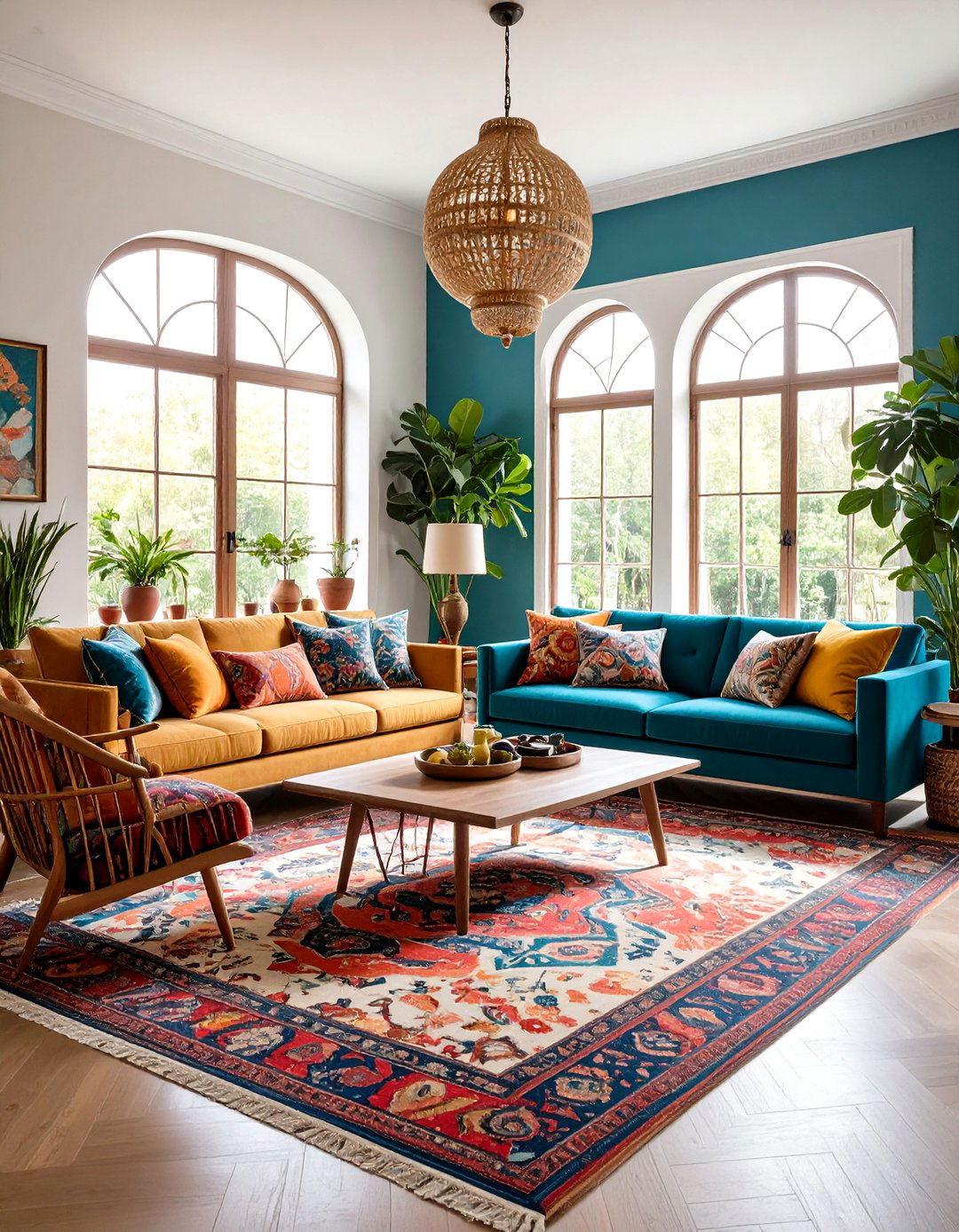 Maximalist Eclectic Living Space - 24 Housewarming Decoration Ideas