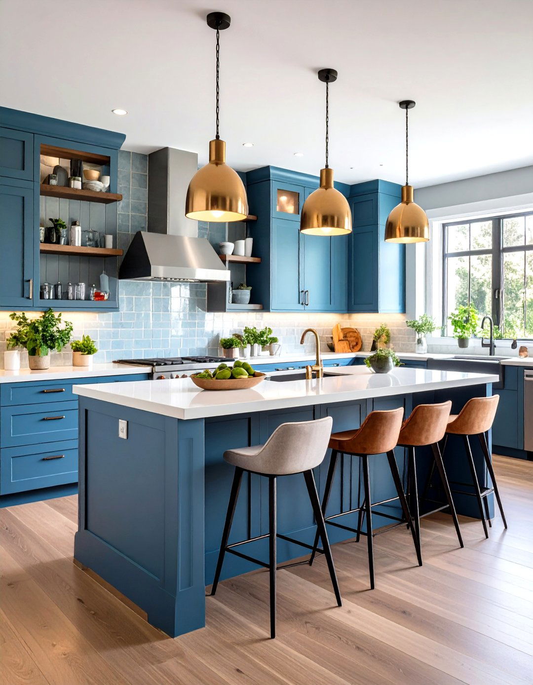 Maximalist Island Kitchen with Multi Level Design - 24 Maximalist Kitchen Decor Ideas
