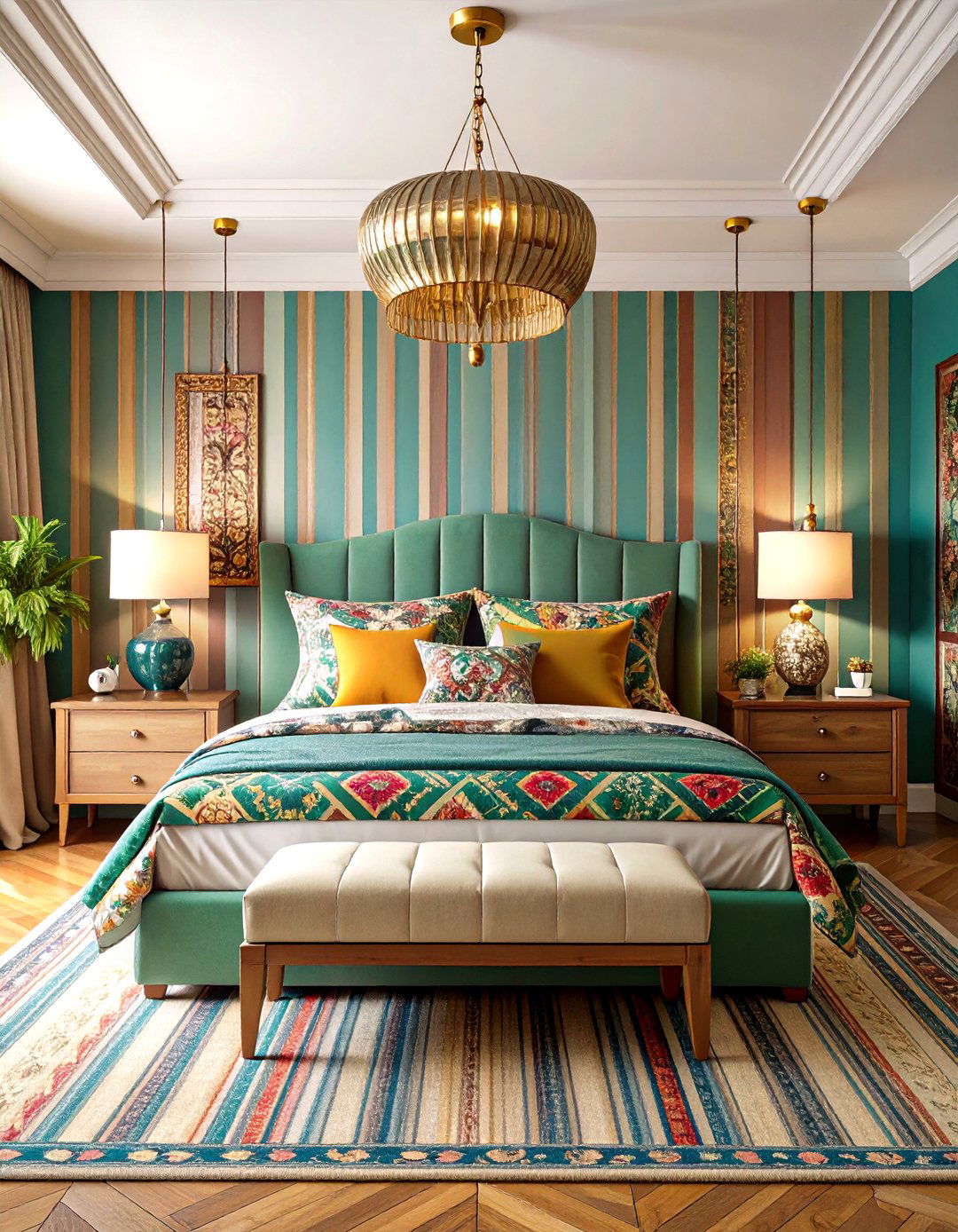 Maximalist Pattern Paradise - 24 Bedroom Decor Ideas
