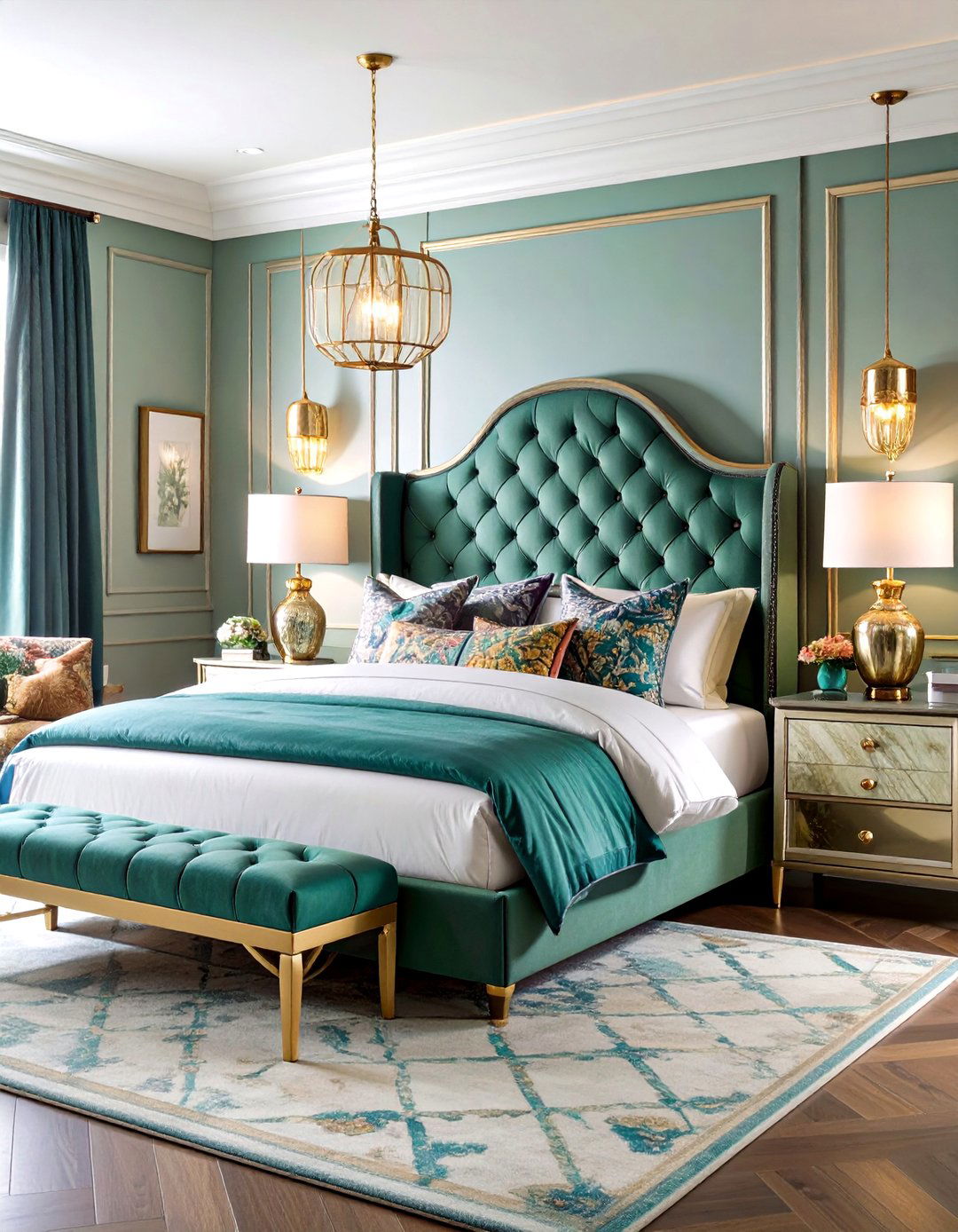 Maximalist Pattern Rich Design Layout - 24 Bedroom Layout Ideas