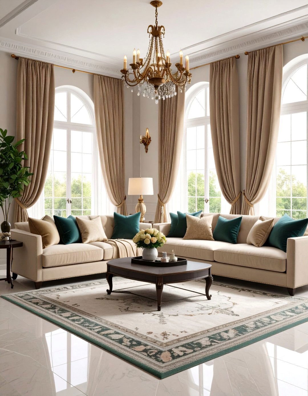 Maximalist Window Treatment Living Room - 24 Maximalist Living Room Design Ideas