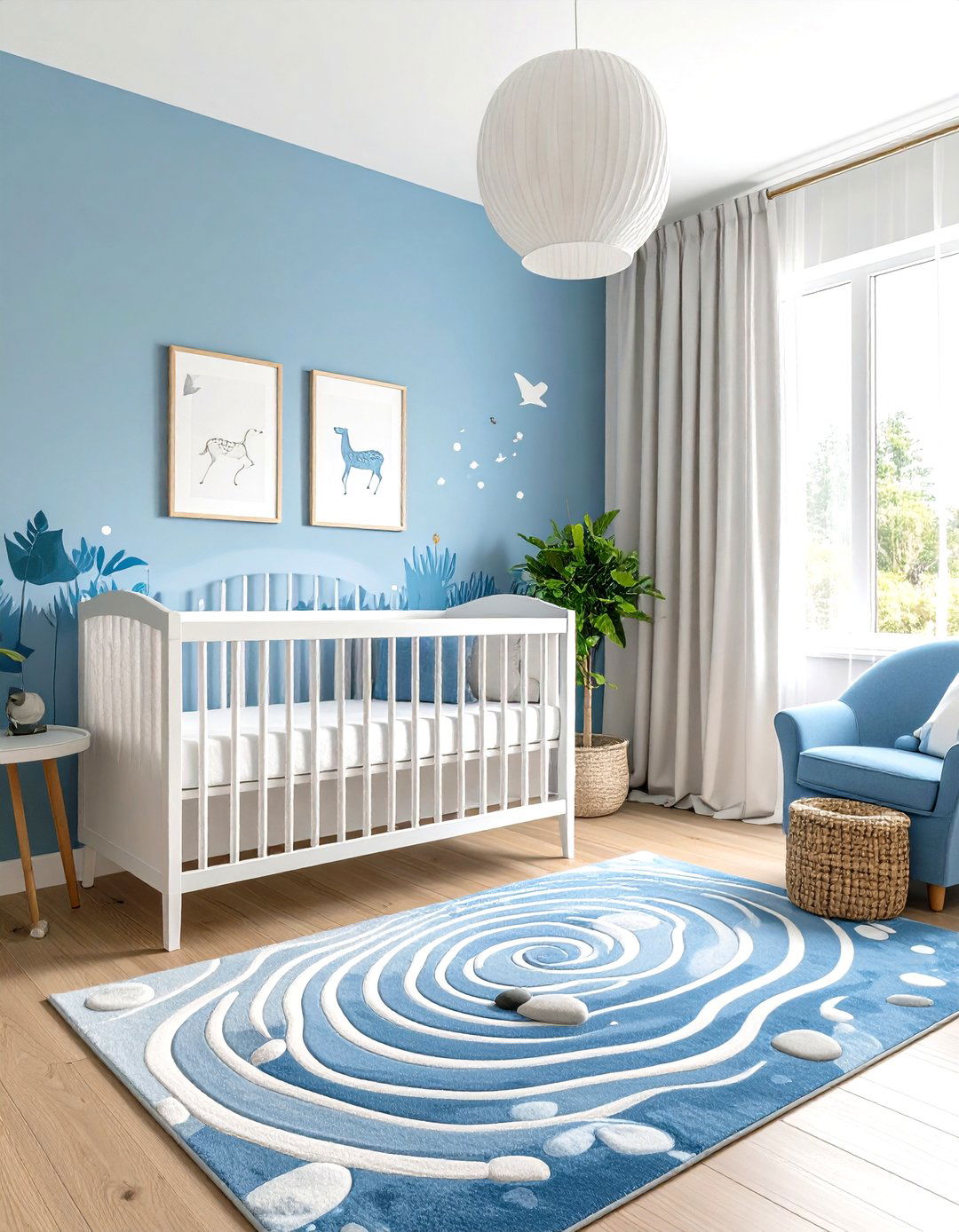 Meadow Creek Babbling Brook Nursery - 24 Nature Themed Nursery Ideas