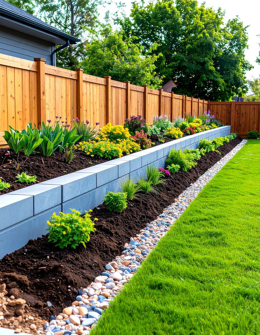 Mechanically Stabilized Earth Retaining Wall - 24 Retaining Wall Ideas for Sloped Backyard