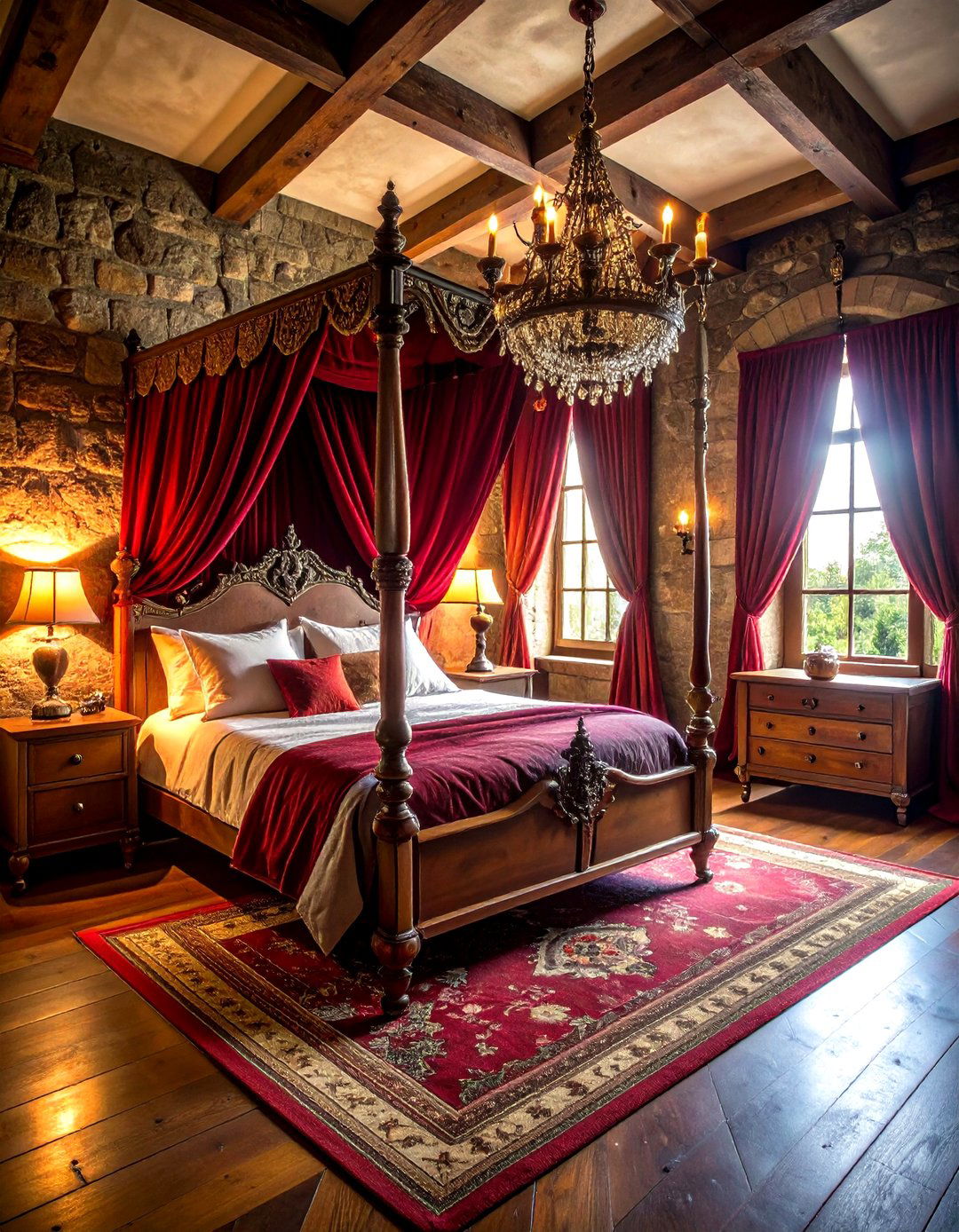Medieval Castle Chamber Bedroom - 24 Fantasy Bedroom Ideas